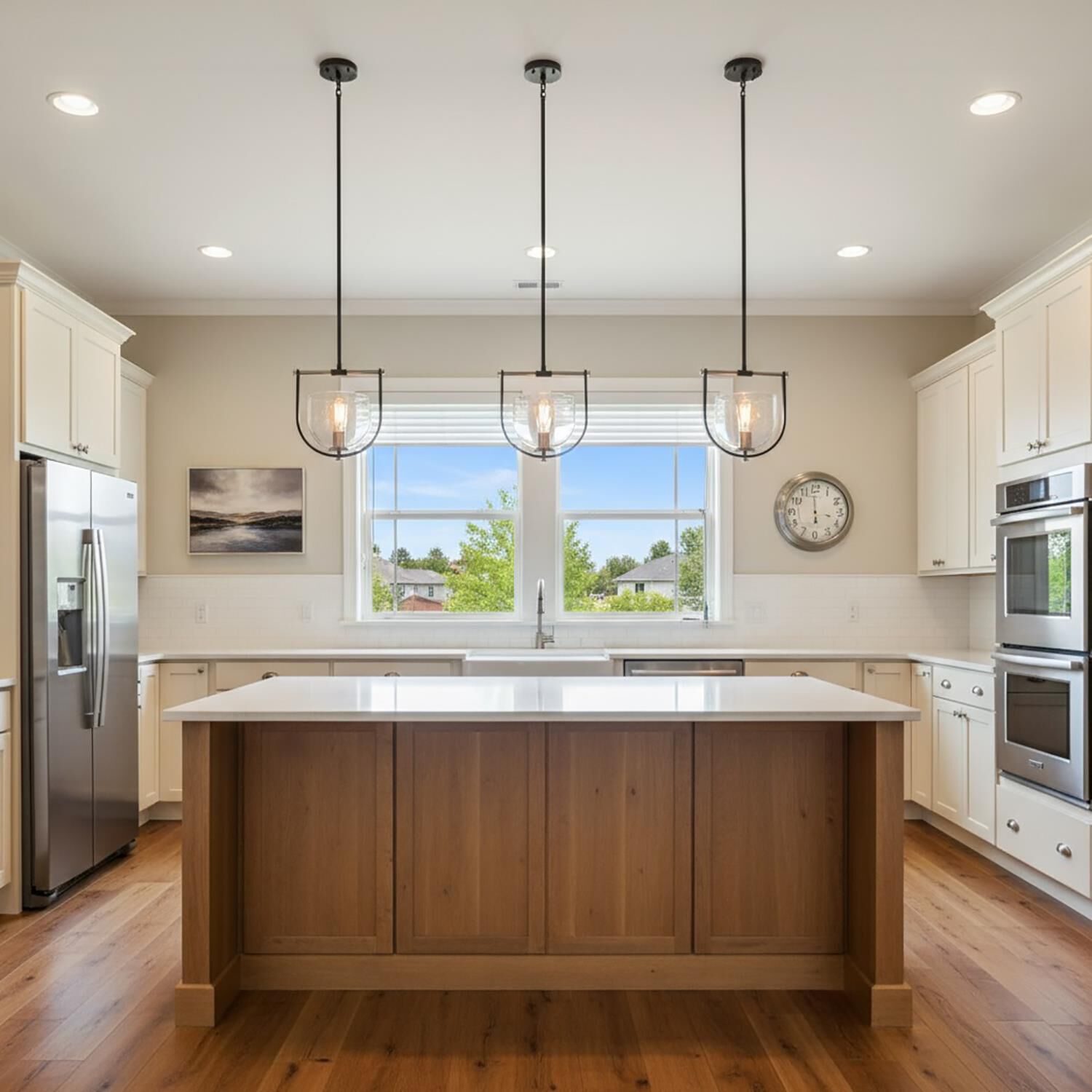 Shown in Black and Brass finish and Clear glass