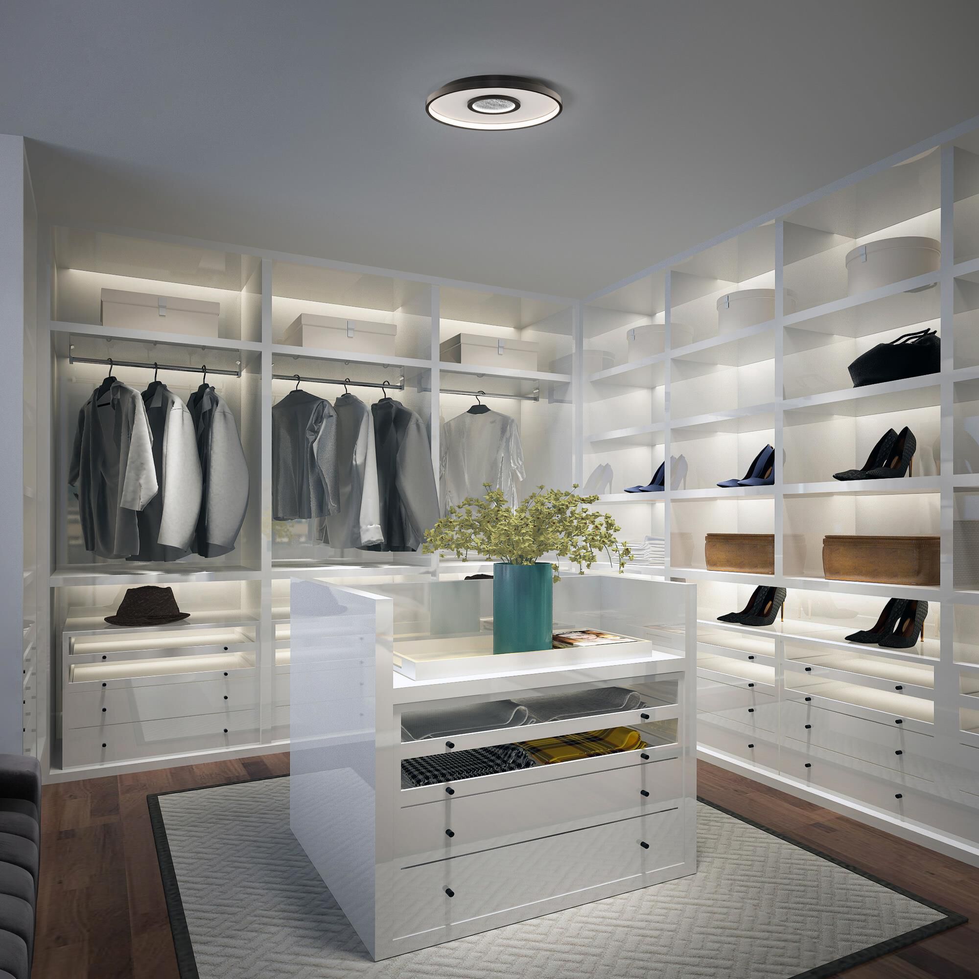 Shown in Black finish