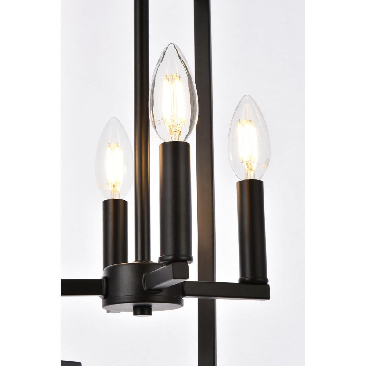 Rosenfeld 13 Inch Cage Pendant by Elegant Lighting