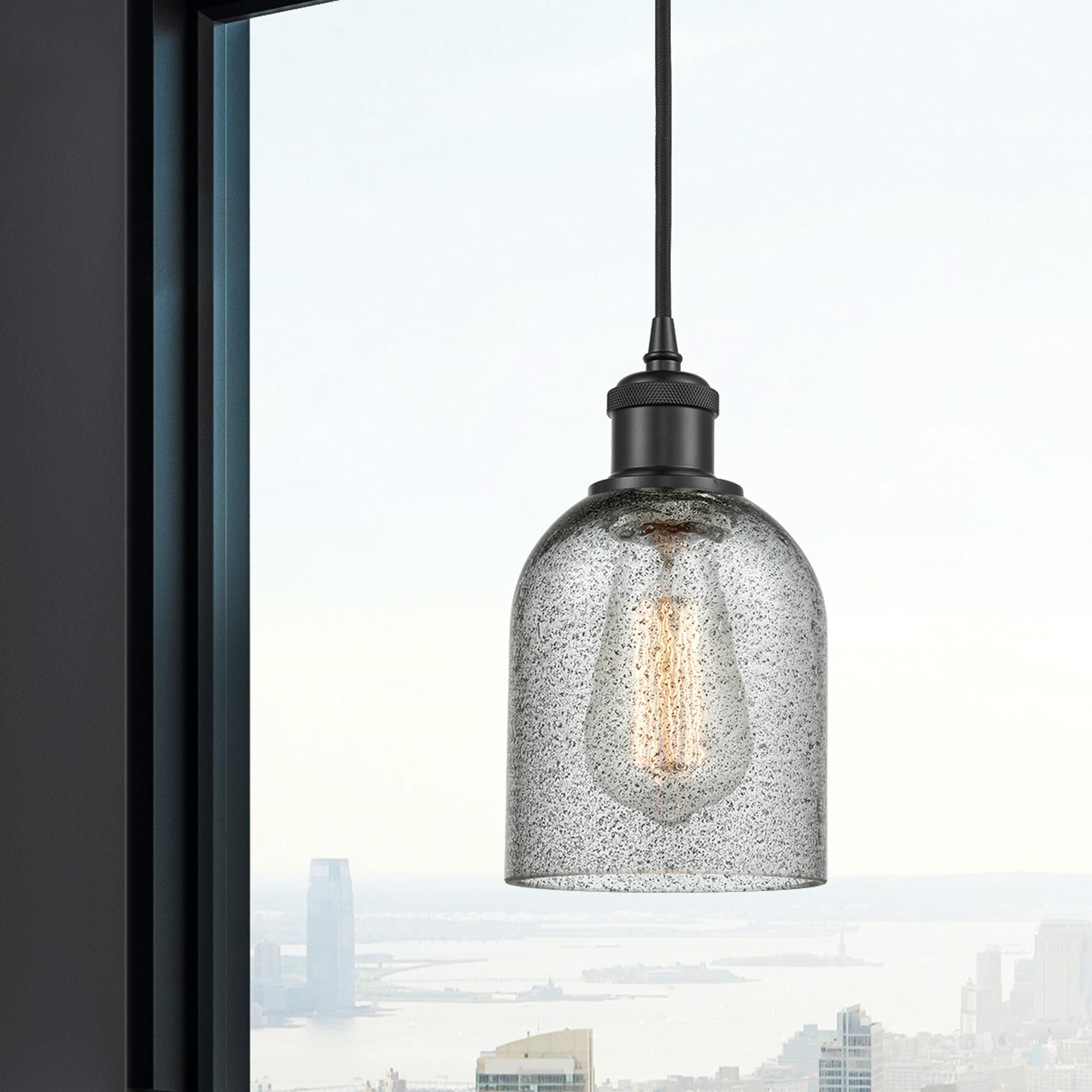 Shown in Matte Black finish and Charcoal glass