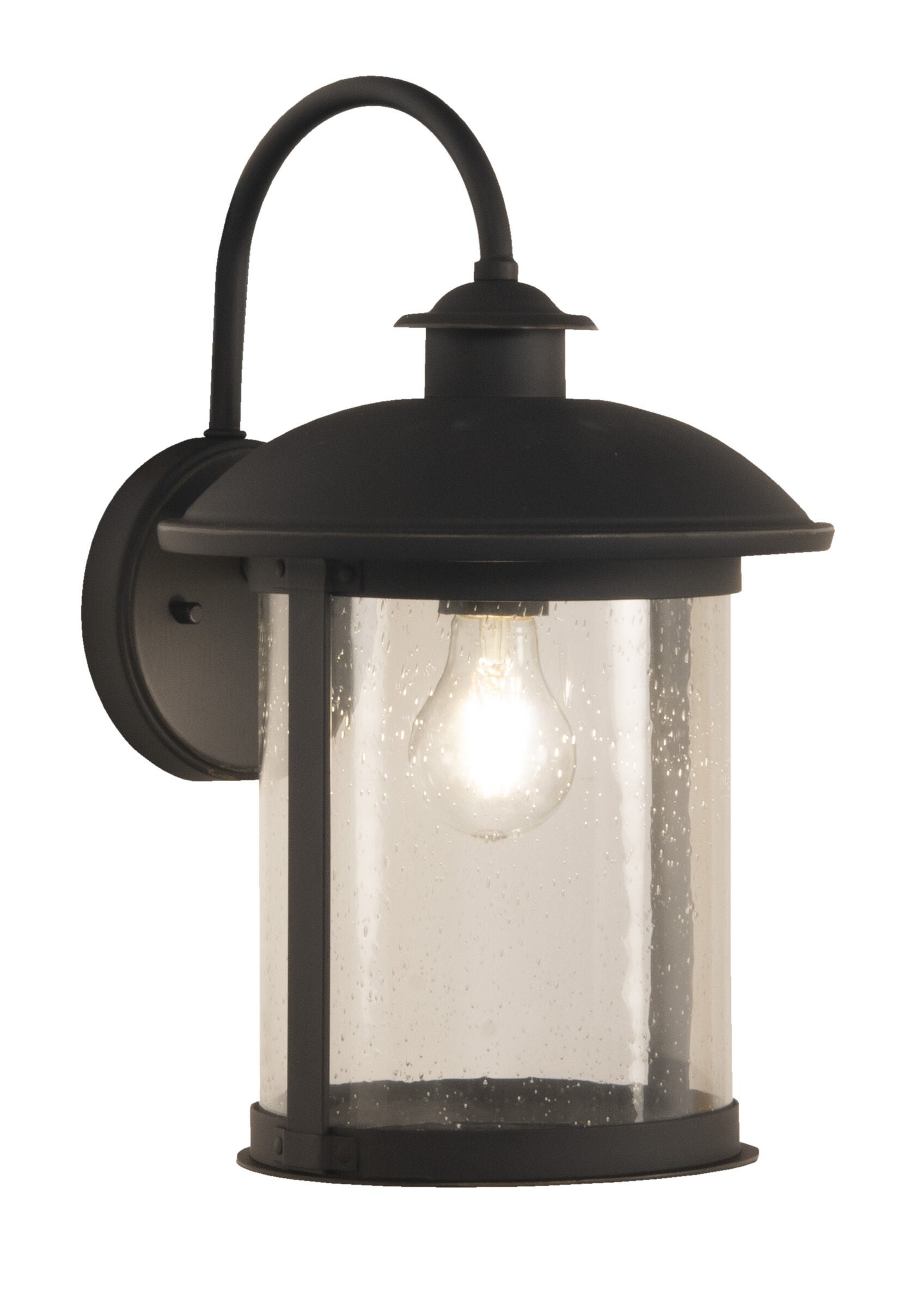 Shown in Dark Bronze Gilded finish and Cylinder glass