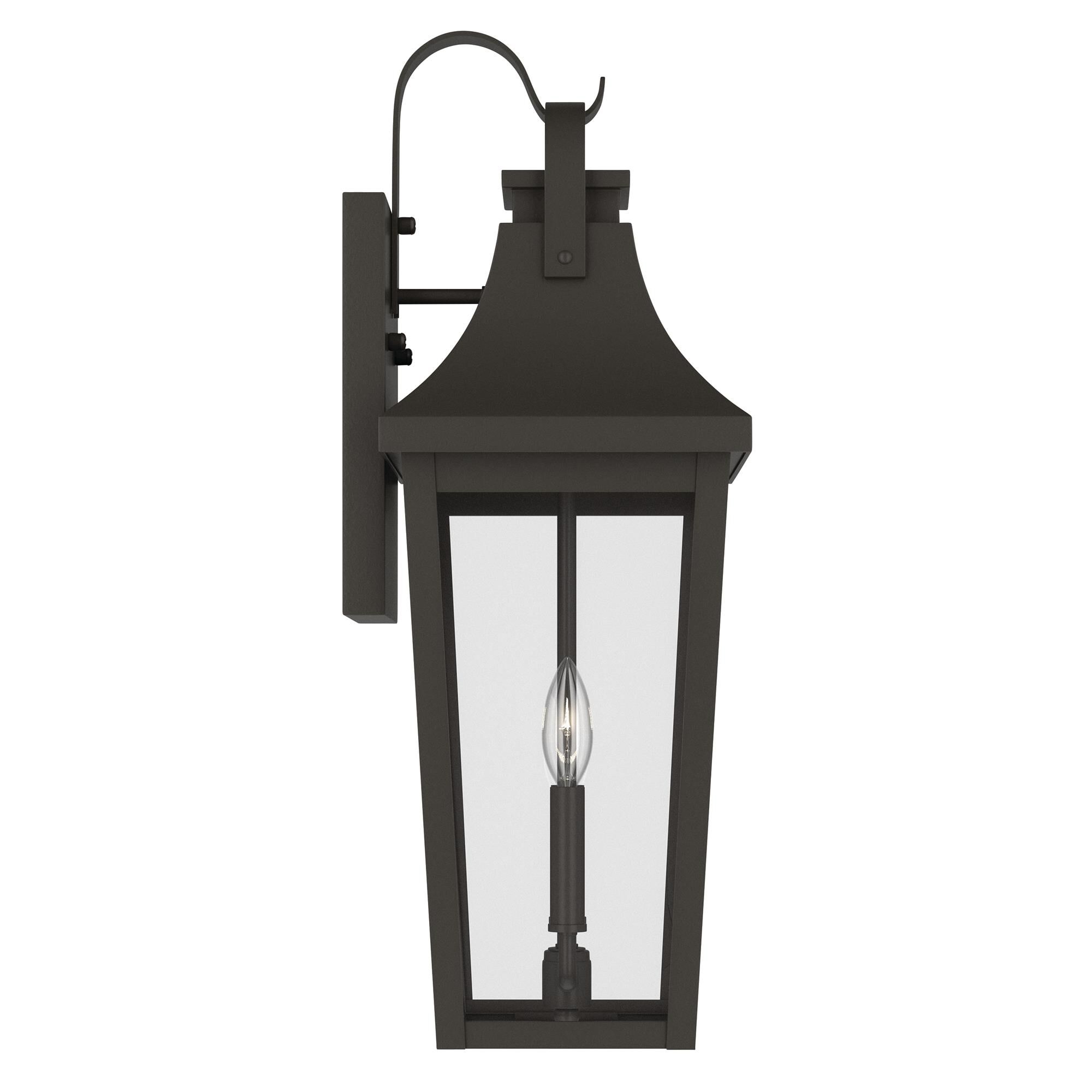 Shown in Olde Bronze finish and Clear glass