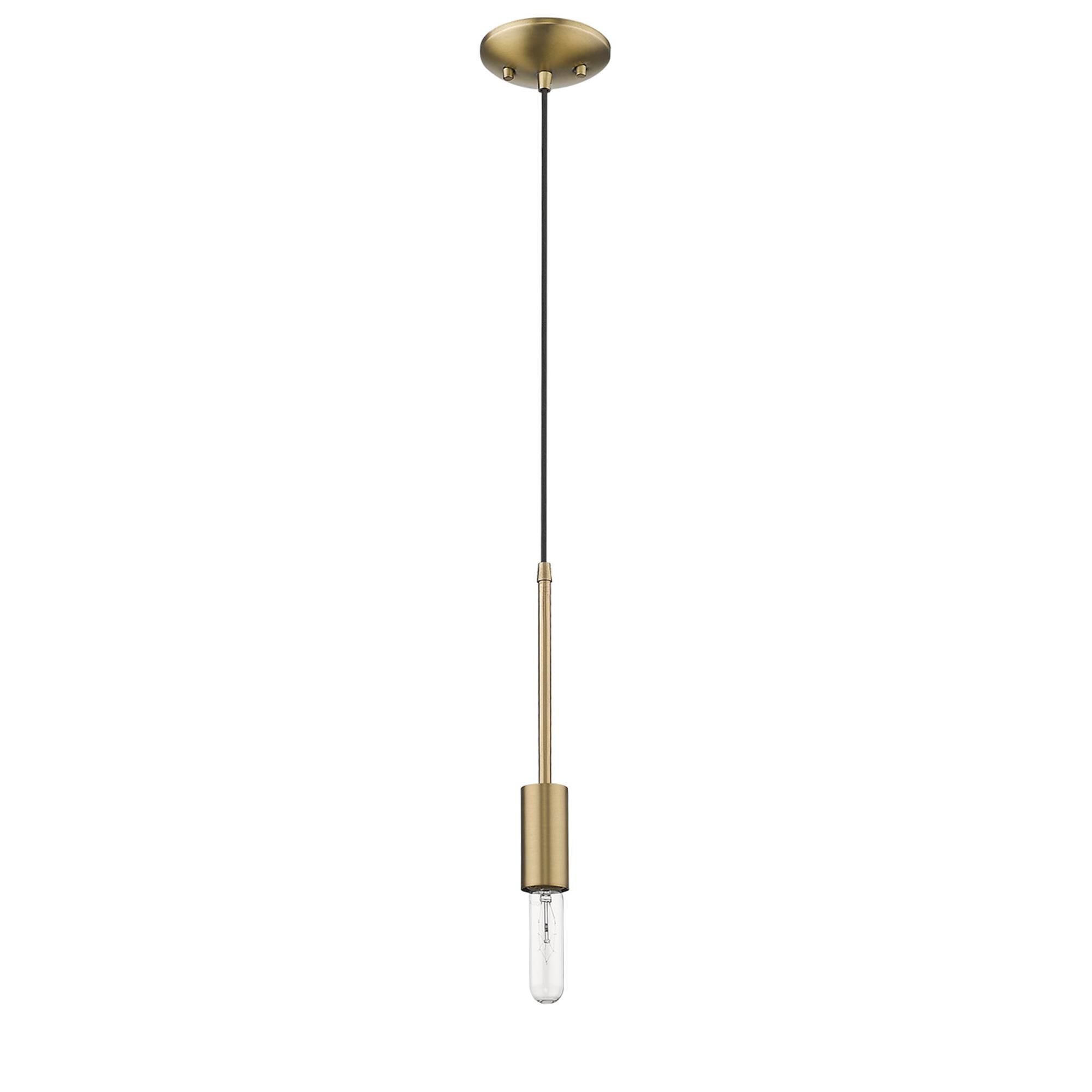 Shown in Aged Brass finish and -- glass and -- shade