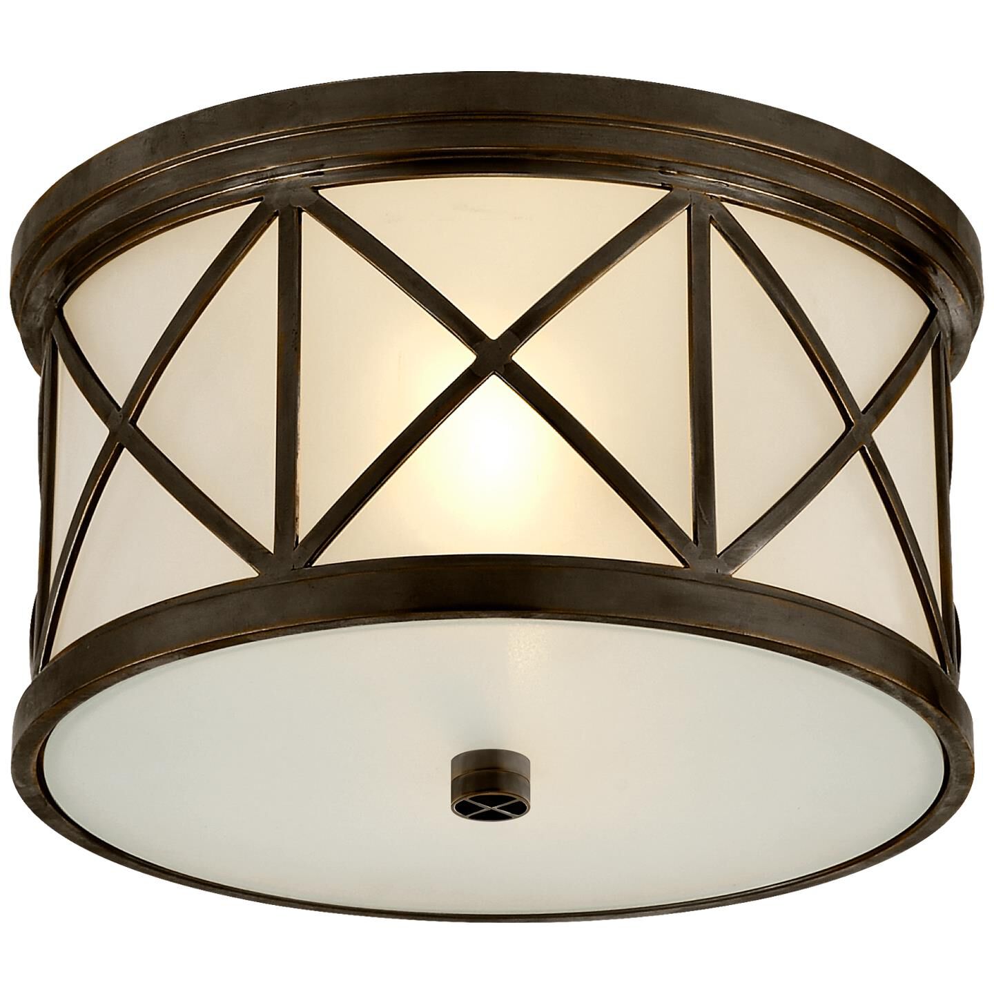 Suzanne Kasler Montpelier 11 Inch 2 Light Flush Mount by Visual Comfort Signature Collection