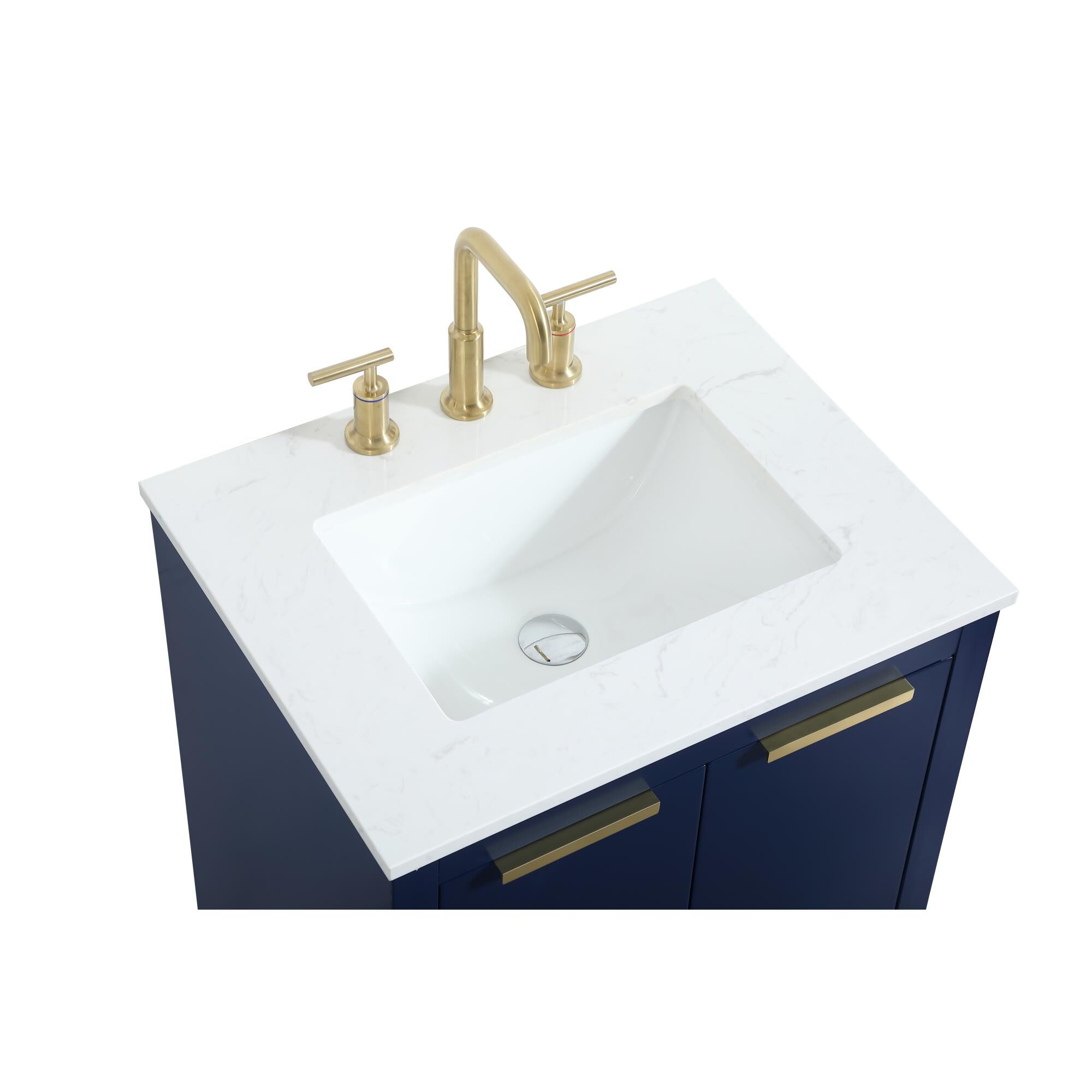 Shown in Blue finish