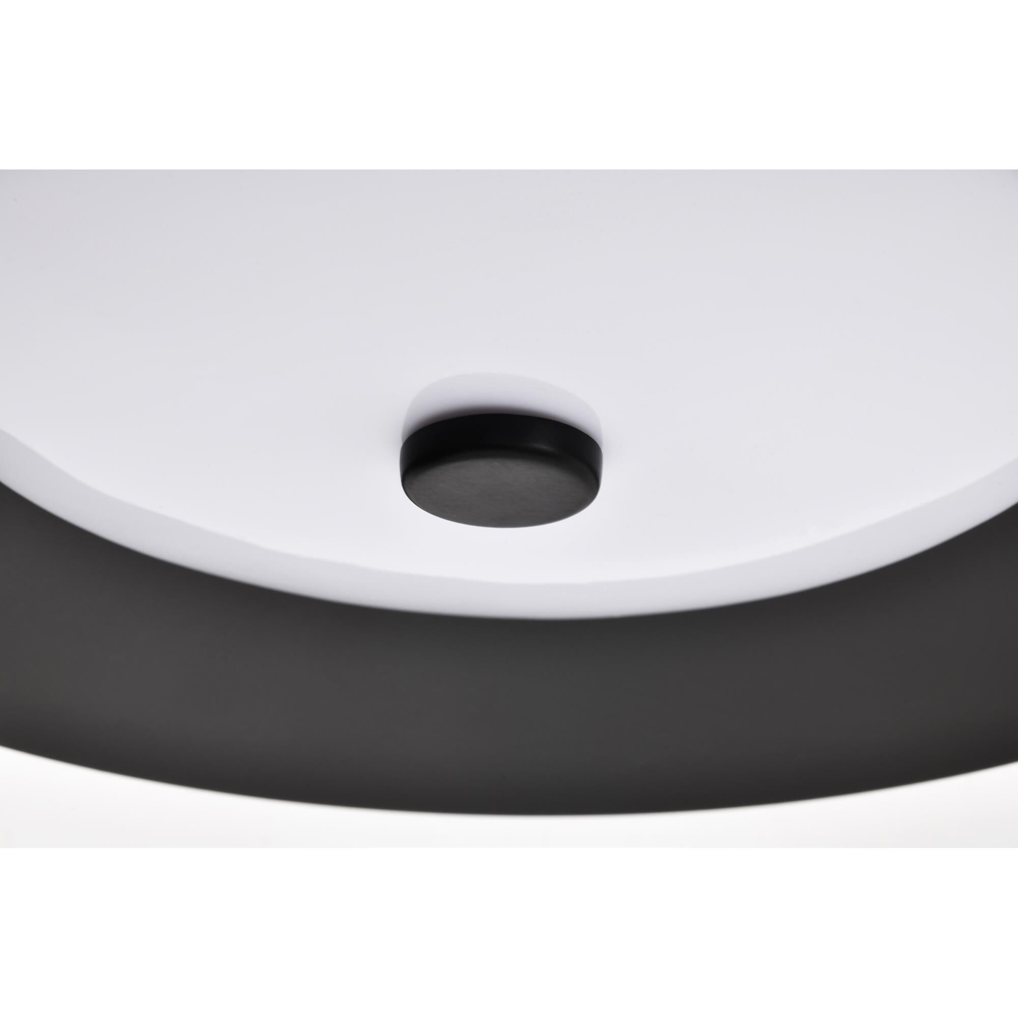 Shown in Matte Black finish and Matte Black shade