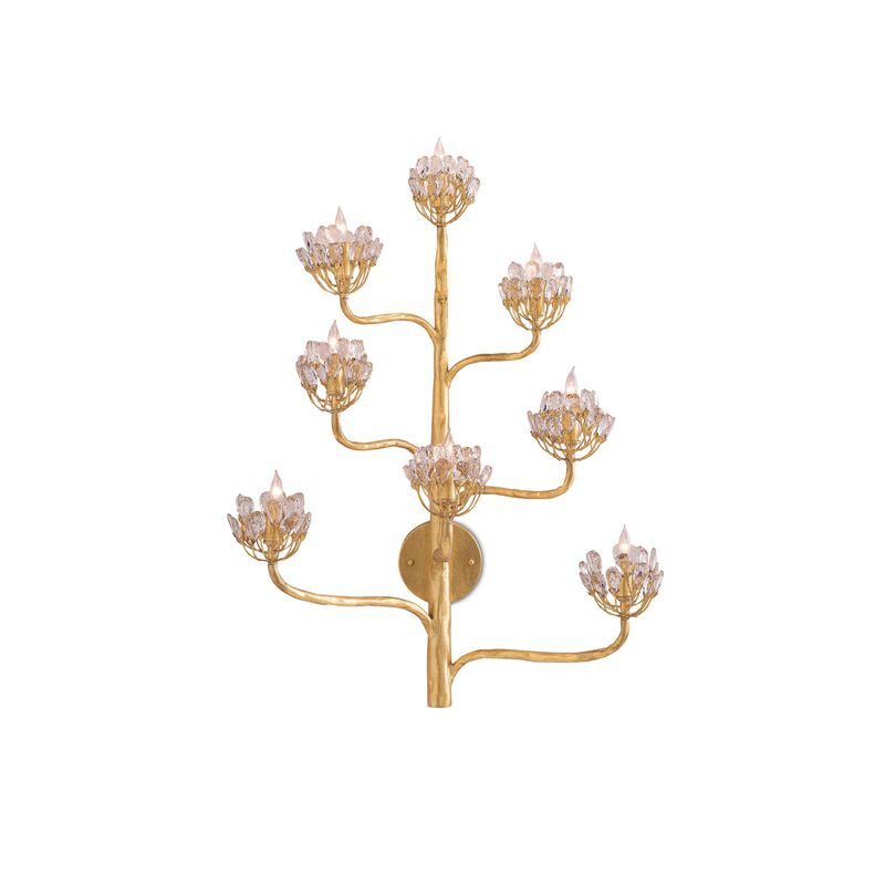 Agave Americana 32 Inch Wall Sconce by Currey and Company