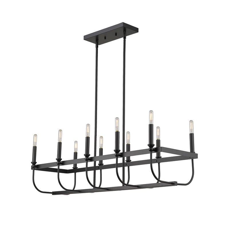 Beckett 40 Inch 10 Light Linear Suspension Light by Acclaim Lighting