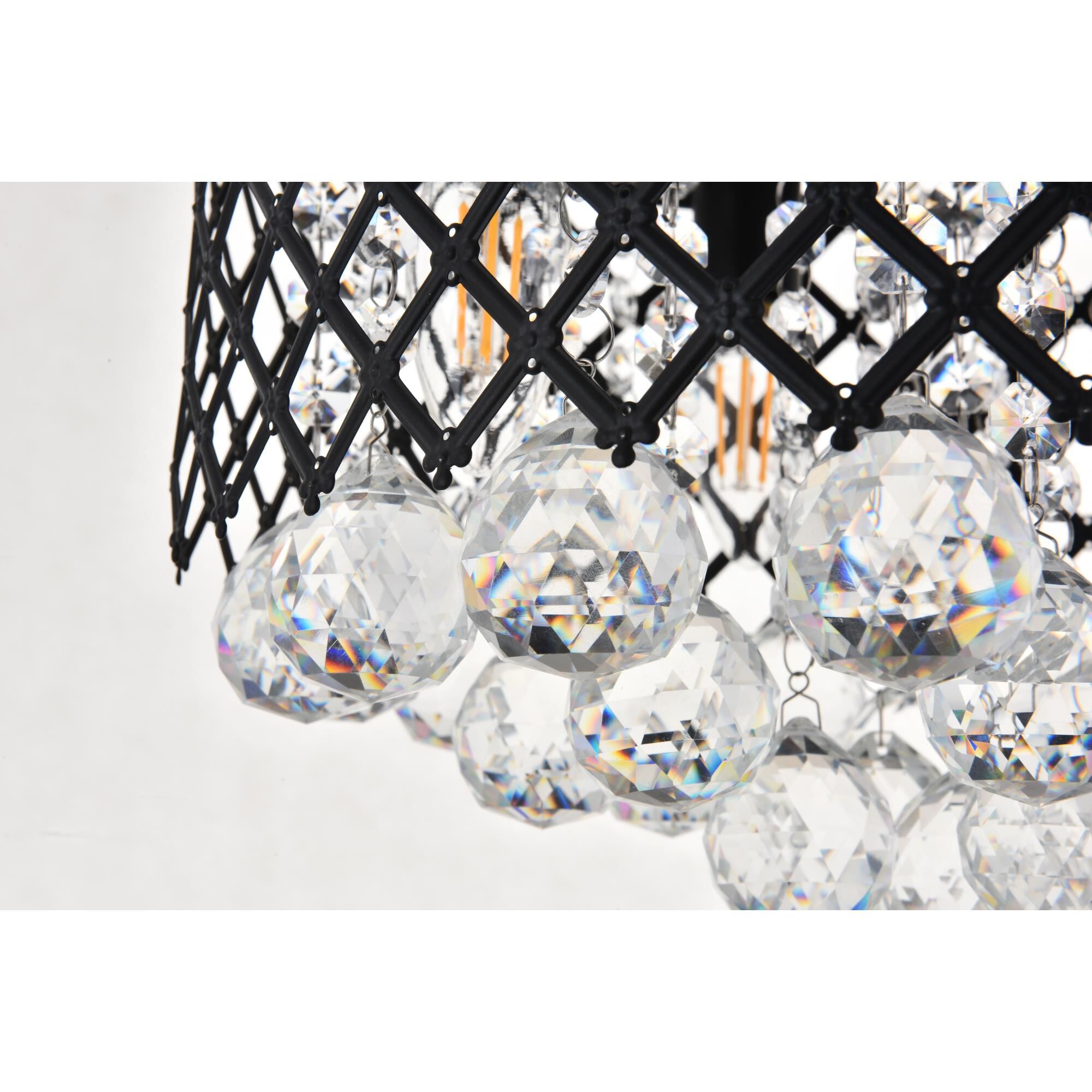 Tully 13 Inch 4 Light Flush Mount by Elegant Lighting