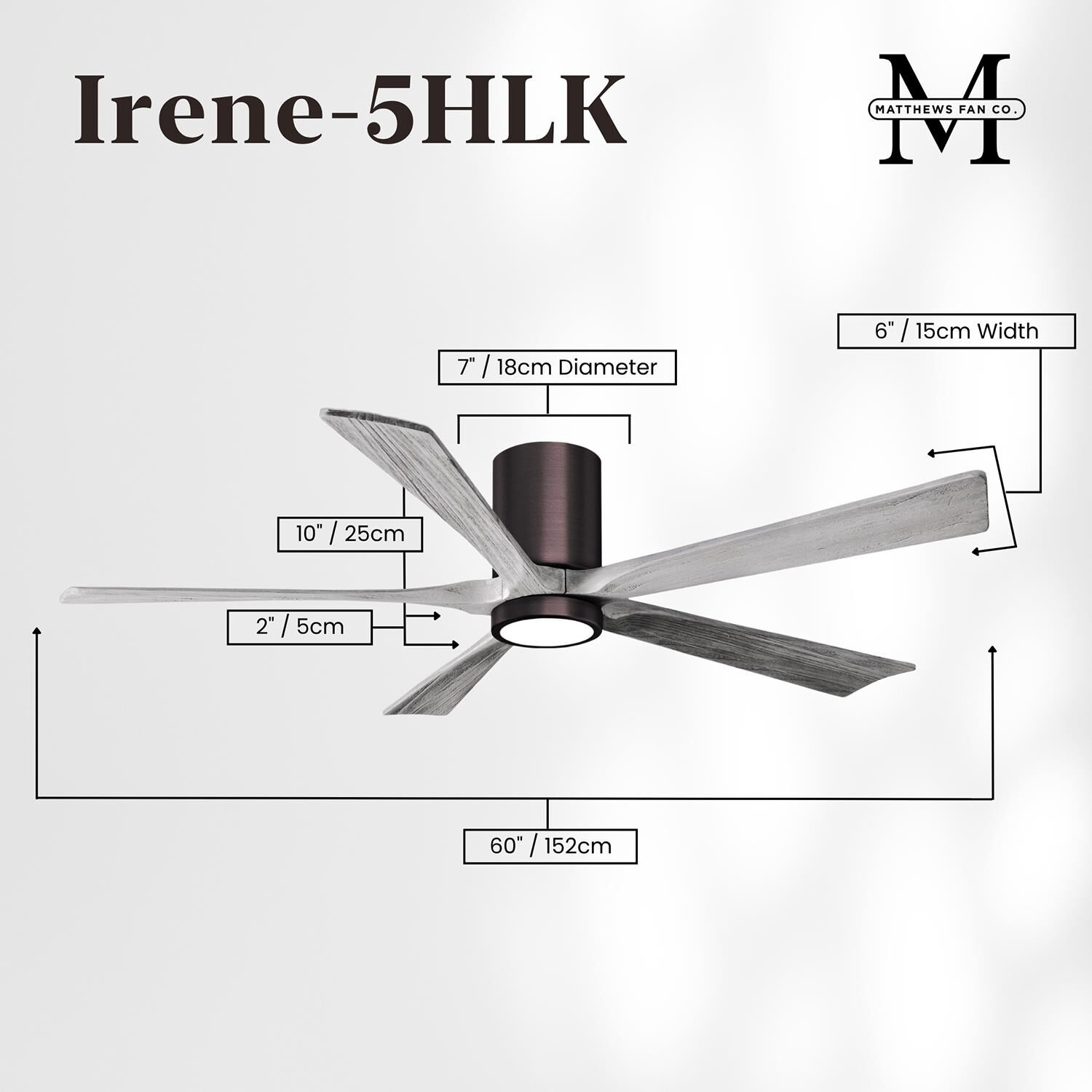 Shown in Brushed Bronze finish