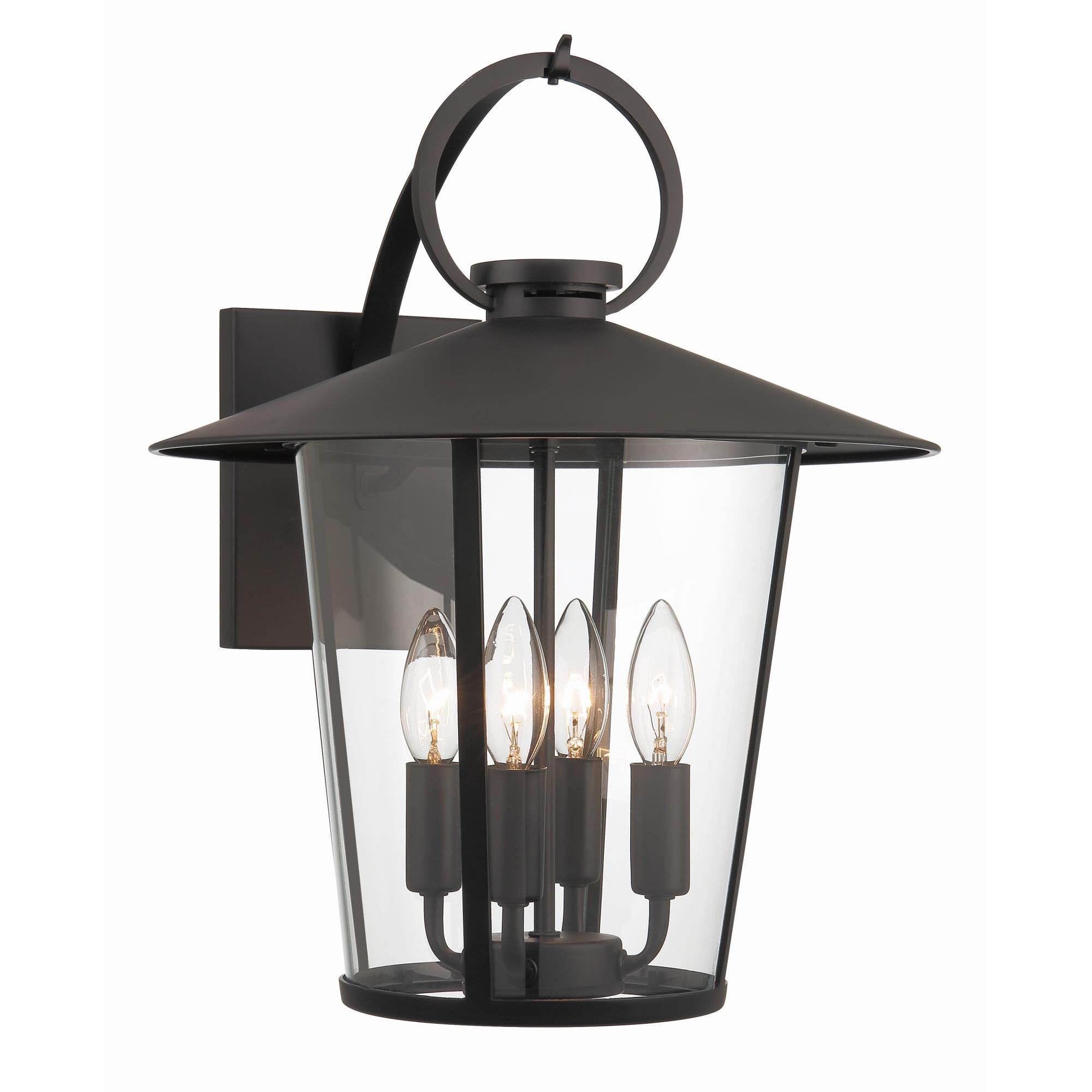 Andover 17 Inch Tall 4 Light Outdoor Wall Light by Crystorama