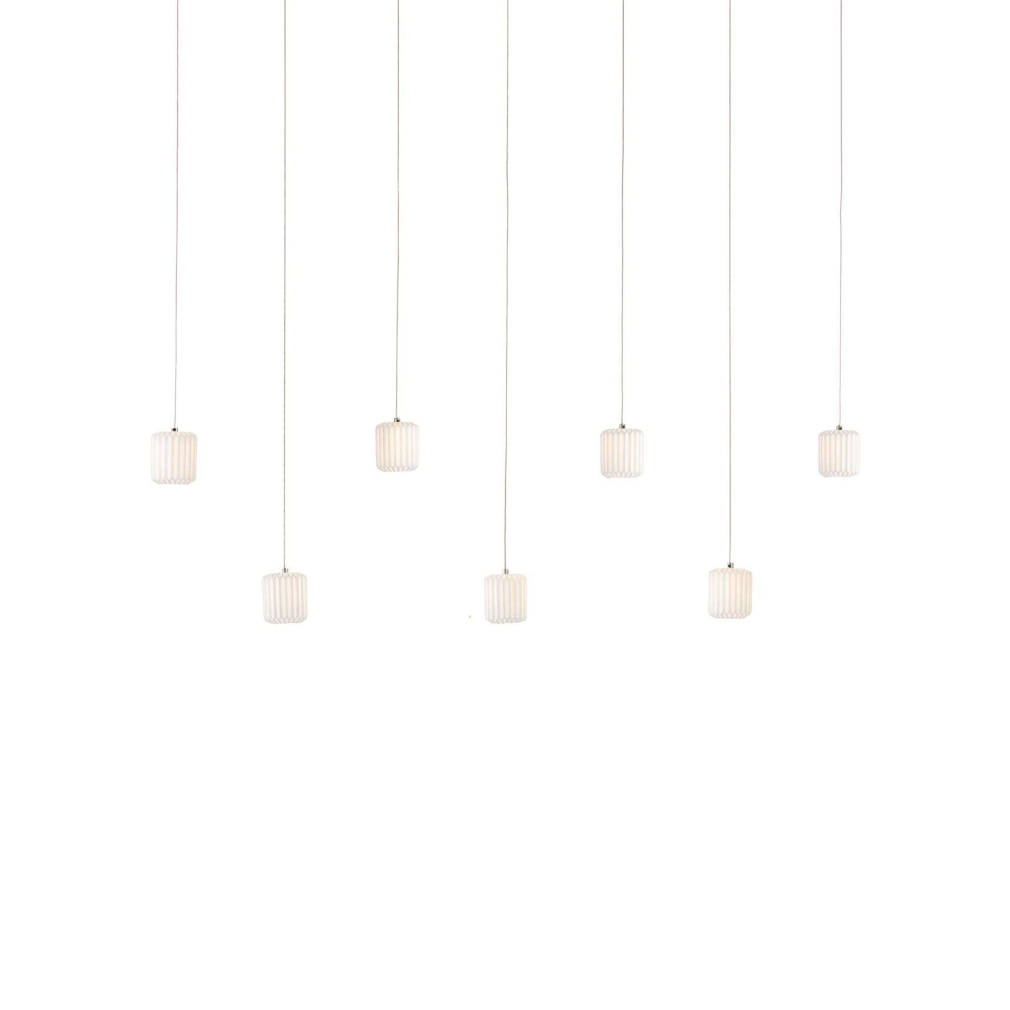 Shown in White/Silver finish and White/Ceramic shade