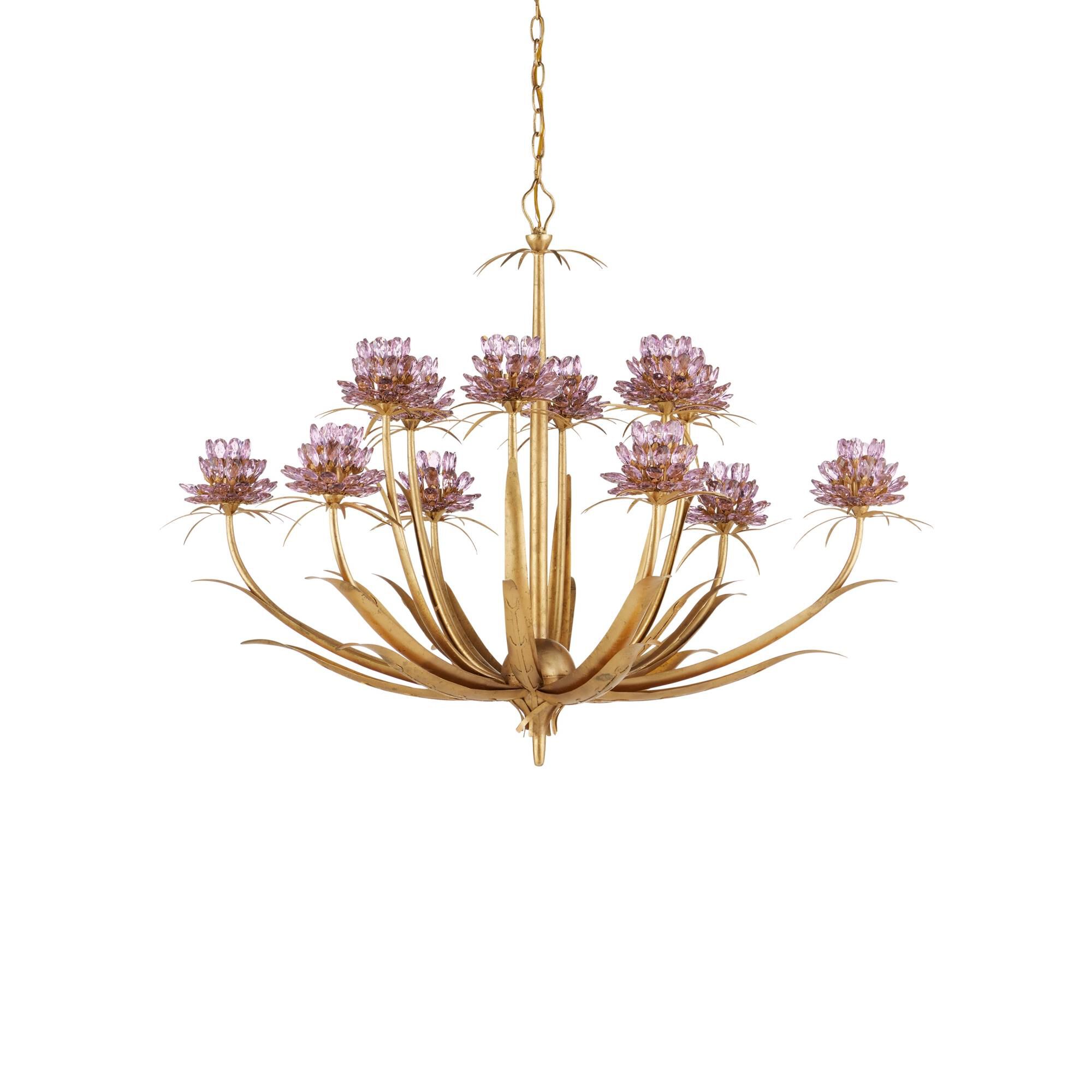 Shown in Pink and Dutch Gold Leaf finish