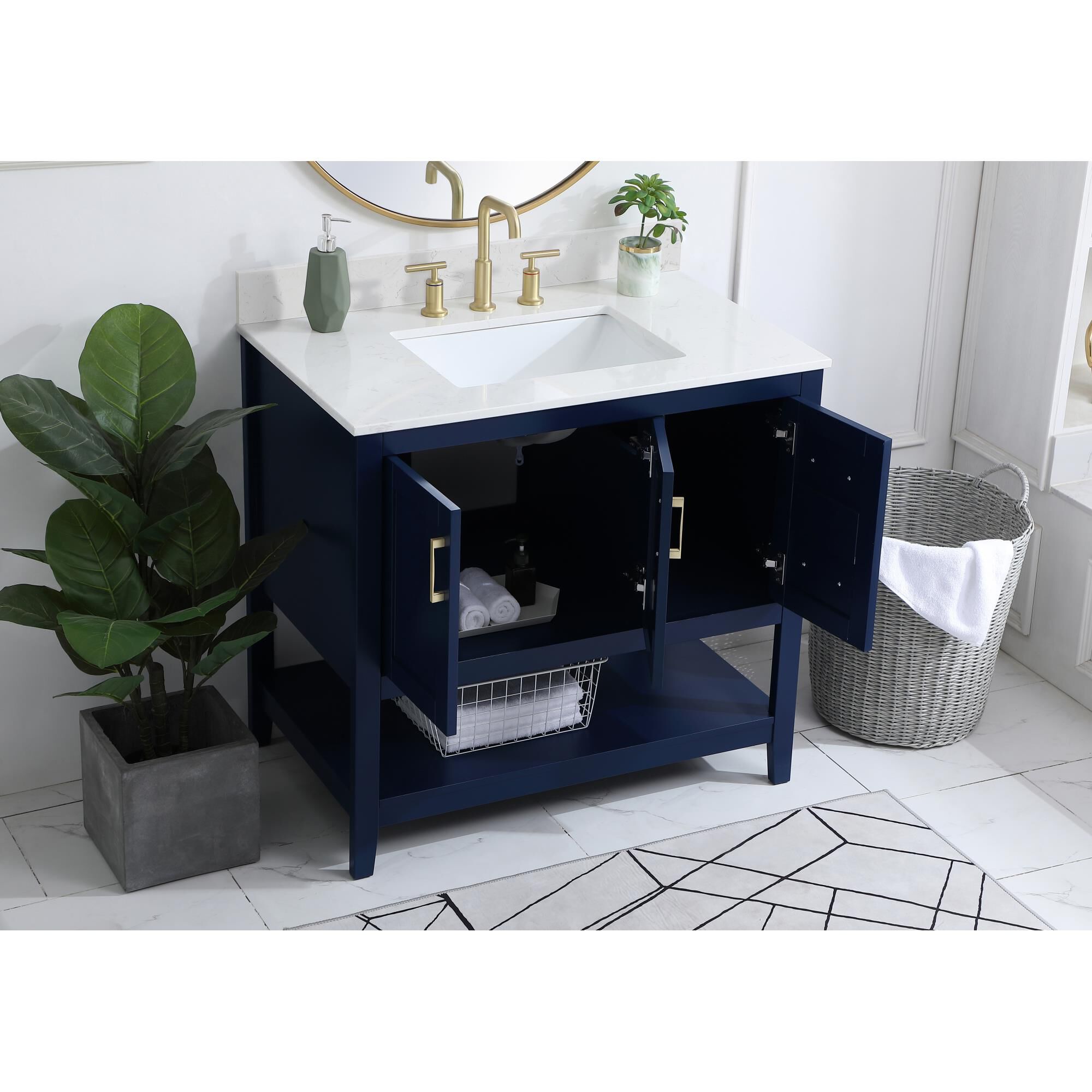 Aubrey Bath Vanity by Elegant Decor