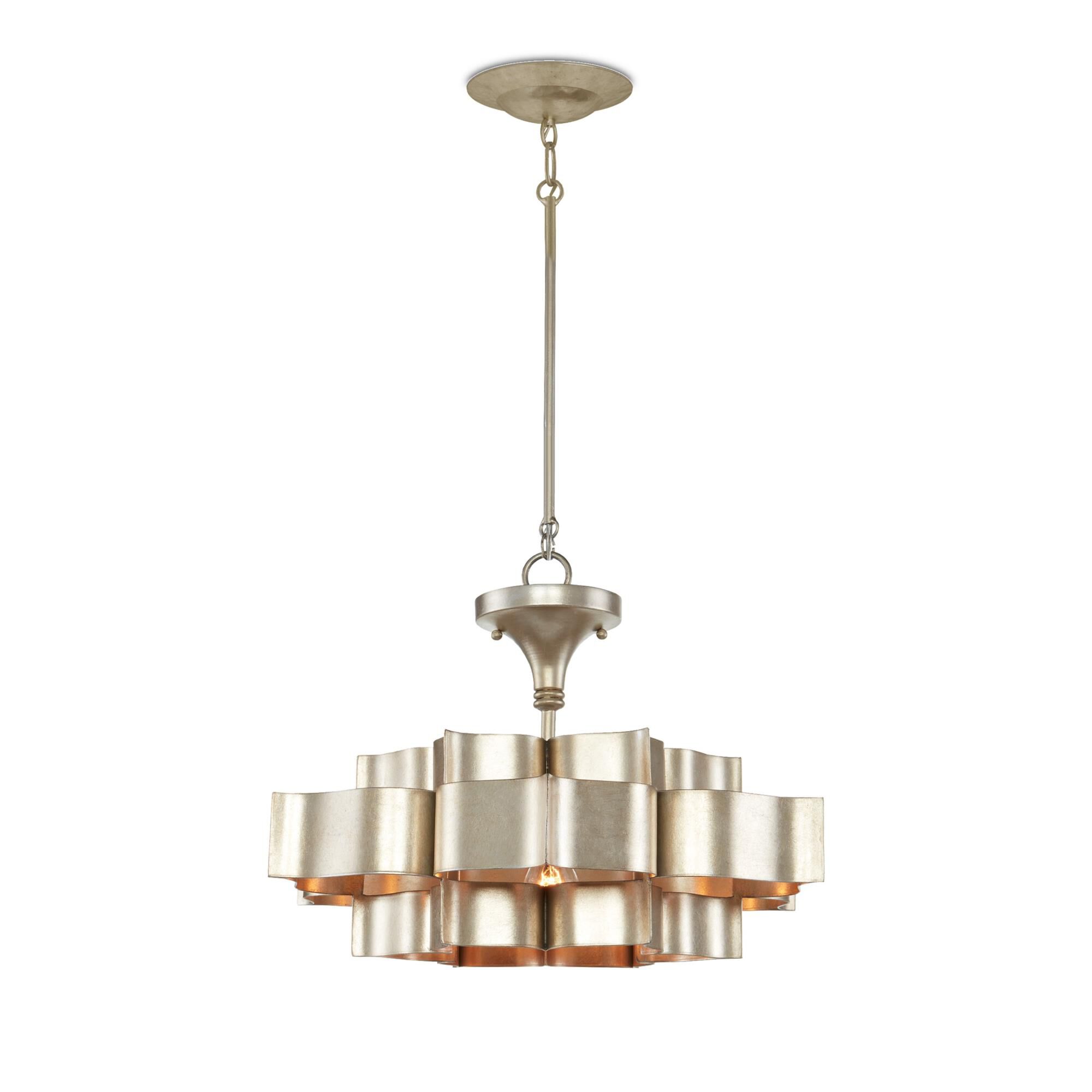 Grand Lotus 20 Inch Large Pendant by Currey and Company