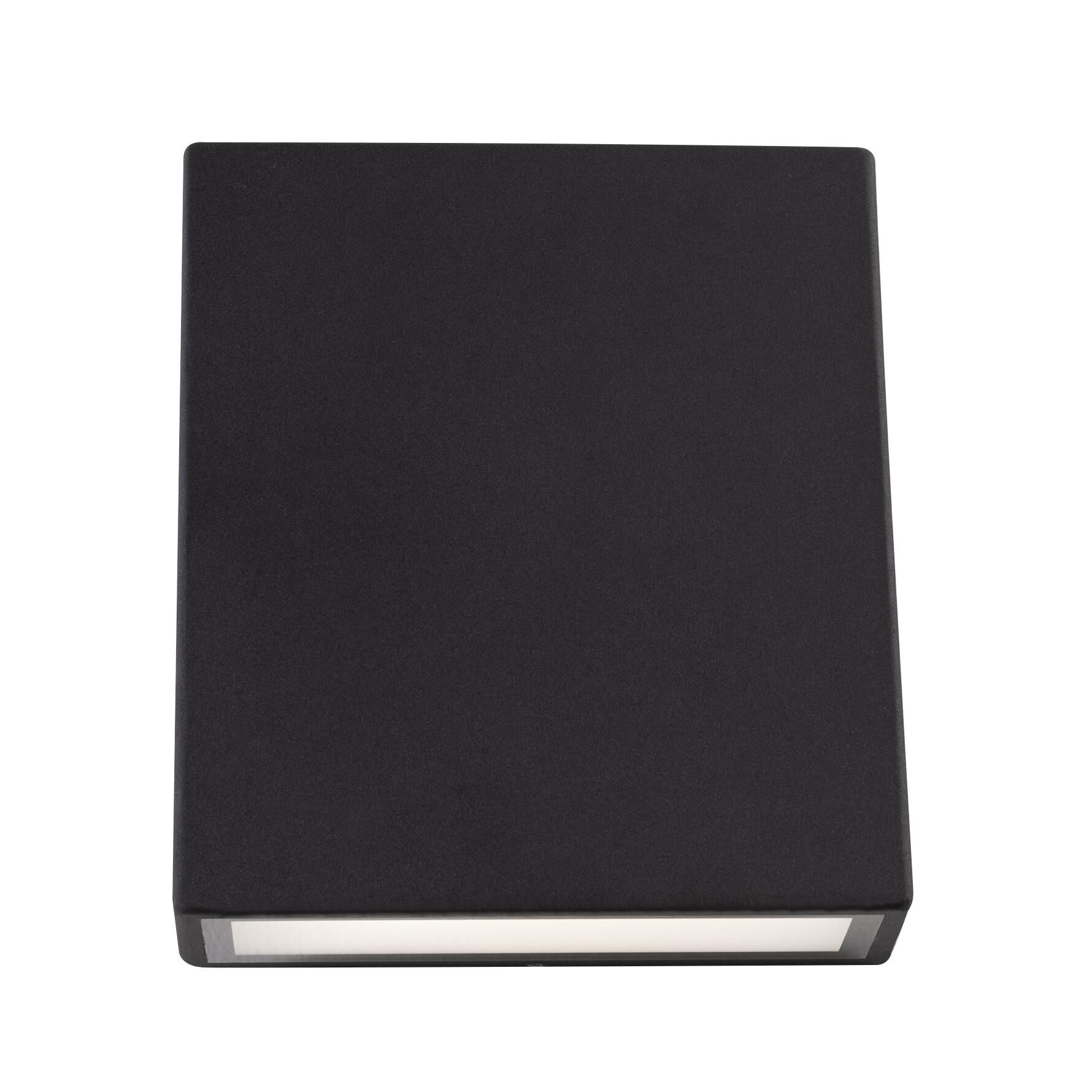 Shown in Black finish and Frosted glass