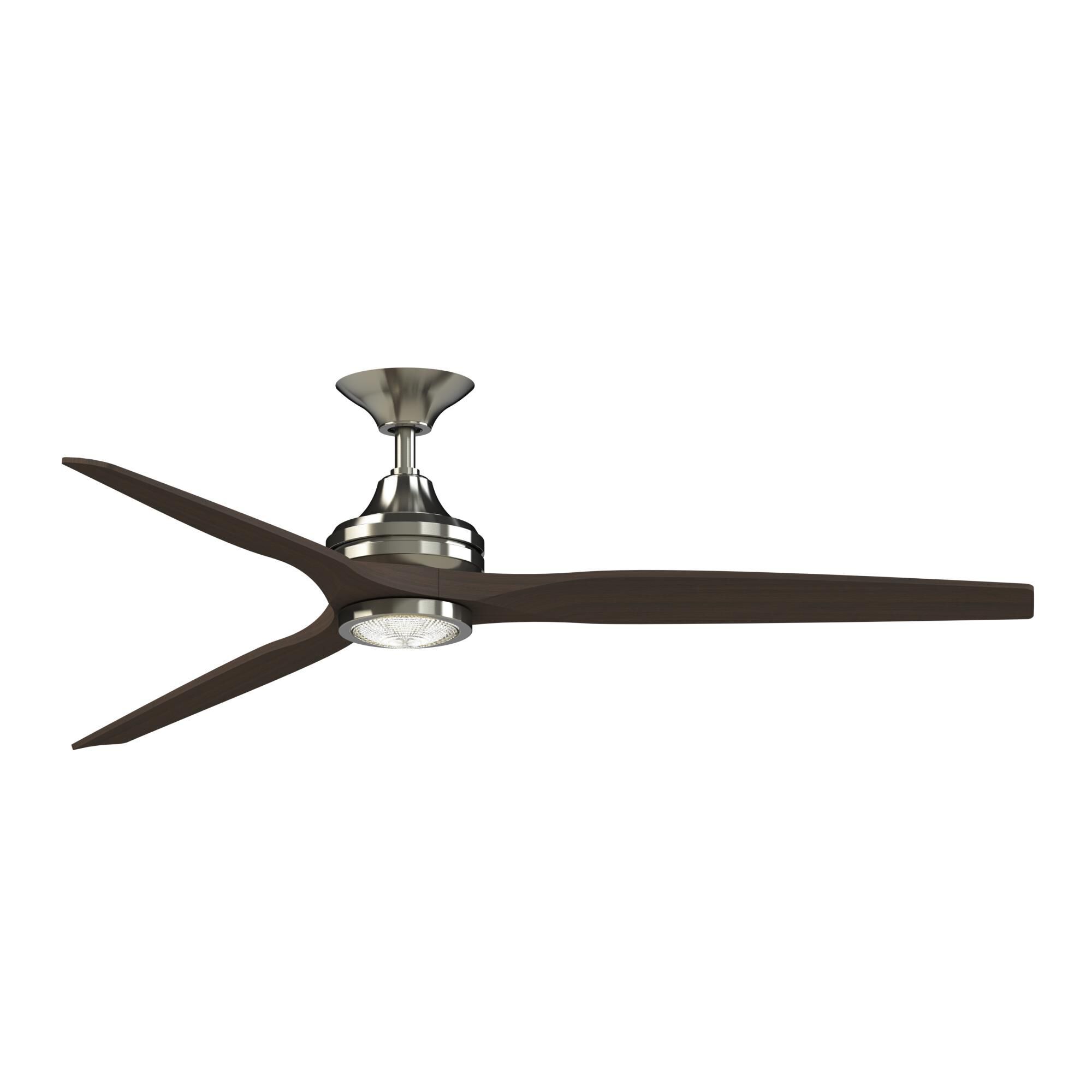 Shown in Brushed Nickel finish and Frosted Fresnel glass