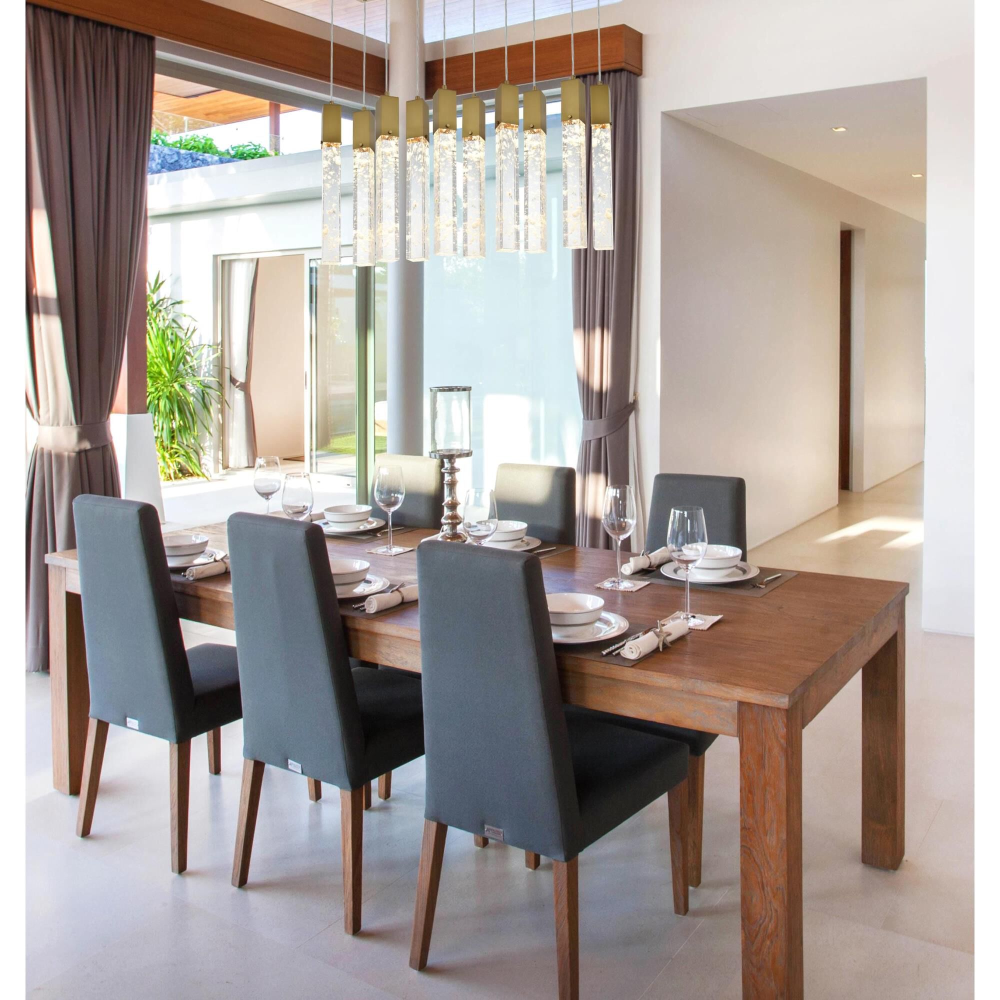 Aurora 42 Inch Linear Suspension Light by Elegant Lighting