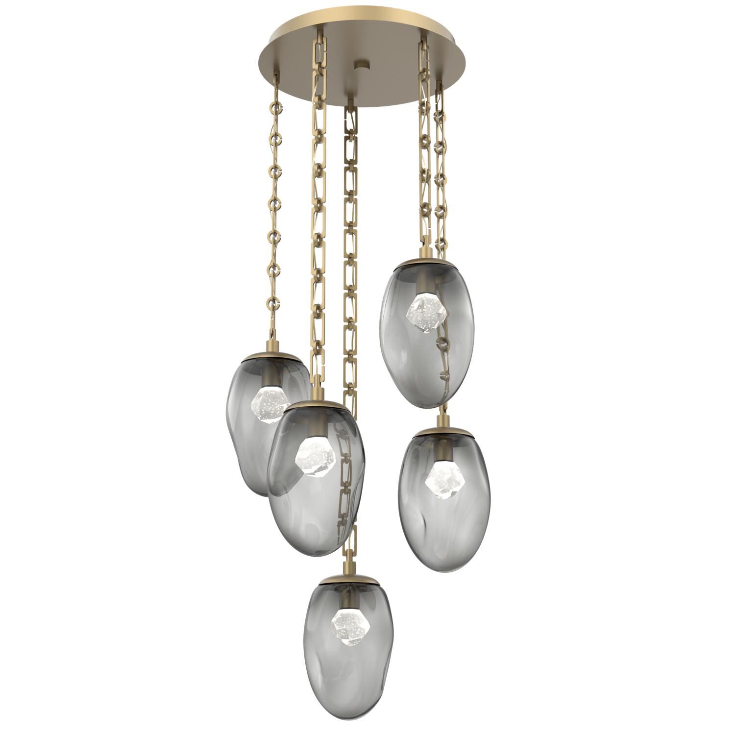 Levi Wilson Meteo Led 22 Inch Multi Light Pendant by Hammerton Studio