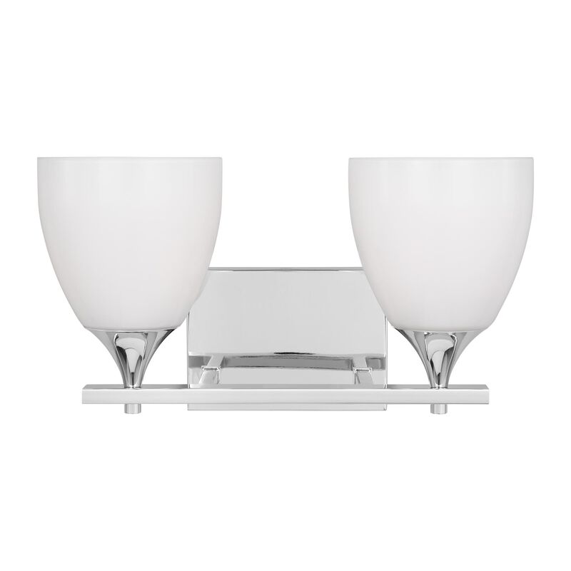 Drew & Jonathan Toffino 16 Inch 2 Light Bath Vanity Light by Visual Comfort Studio