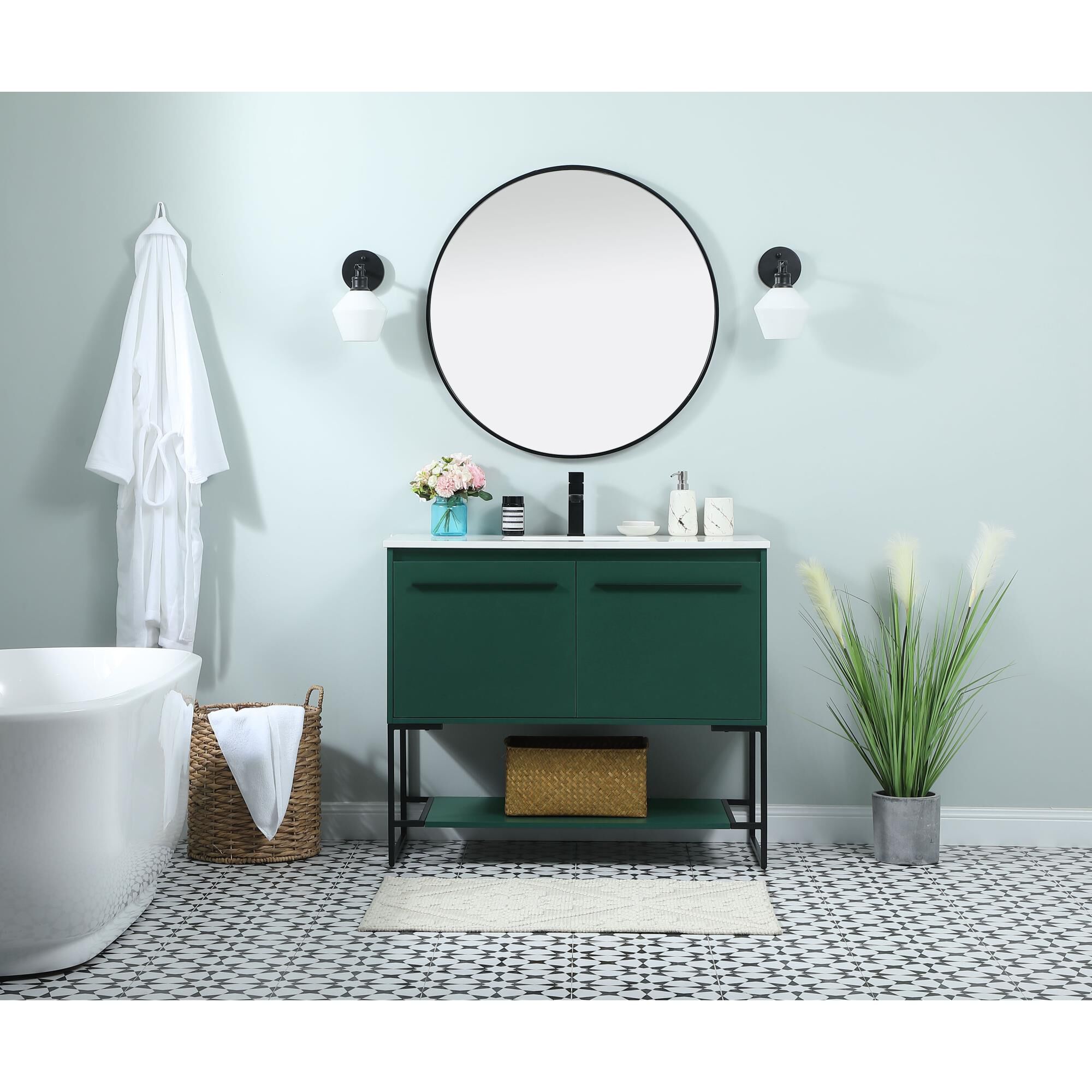 Shown in Green finish