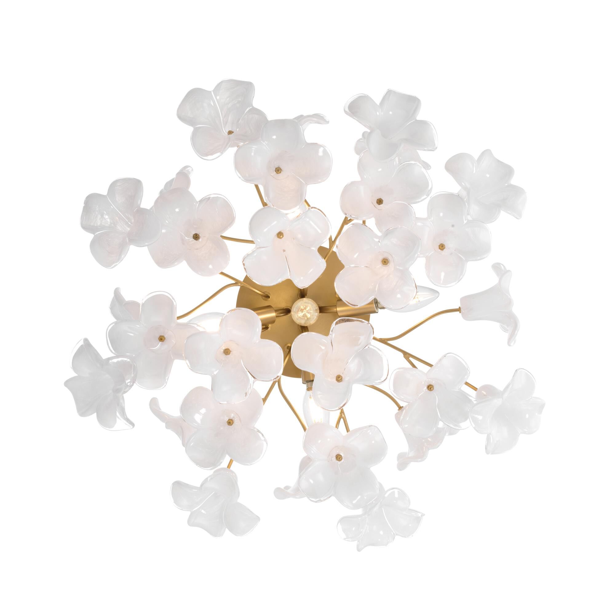 Bloome 25 Inch Semi Flush Mount by Metropolitan Lighting