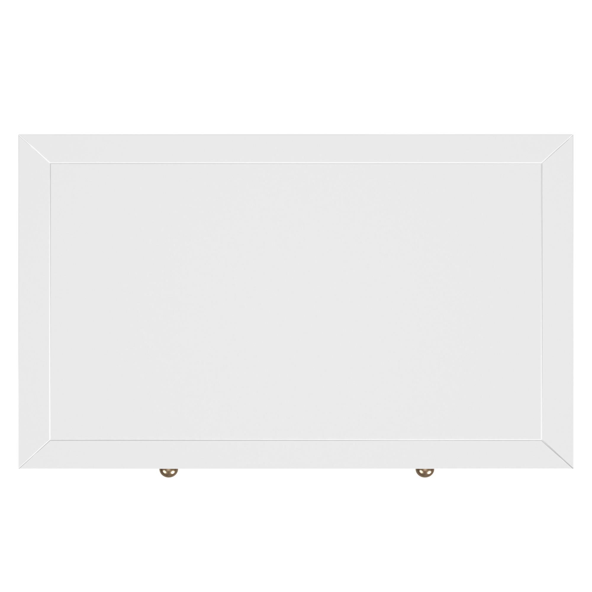 Shown in Smooth White finish