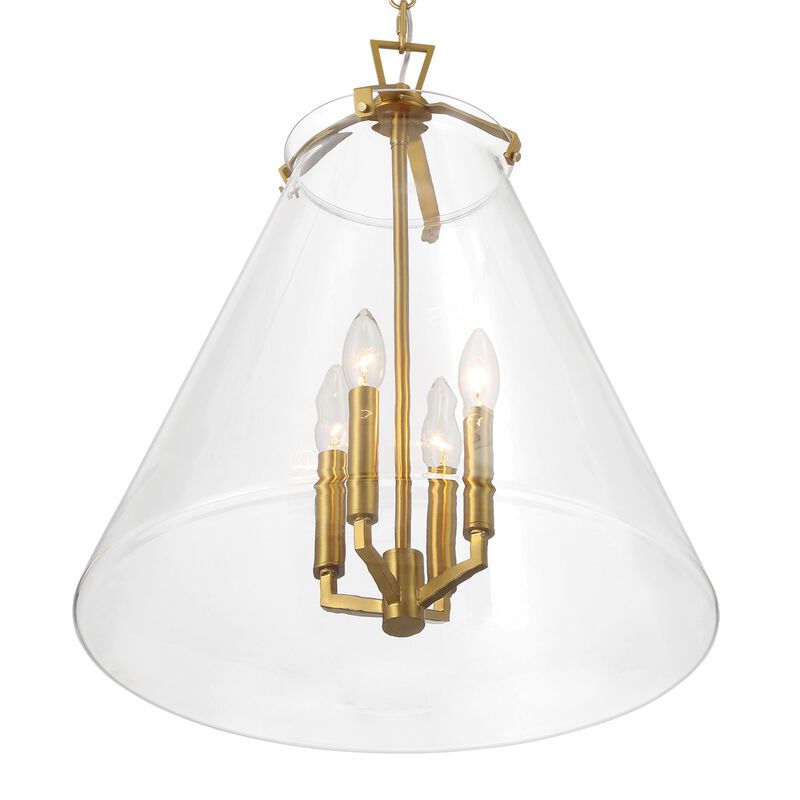Voss 18 Inch Large Pendant by Crystorama