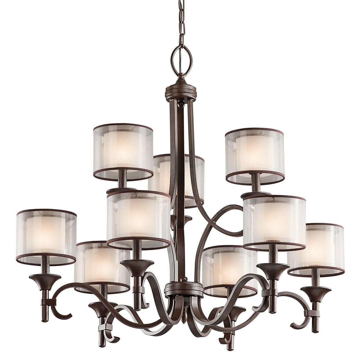 Lacey 34 Inch 9 Light Chandelier by Kichler Lighting