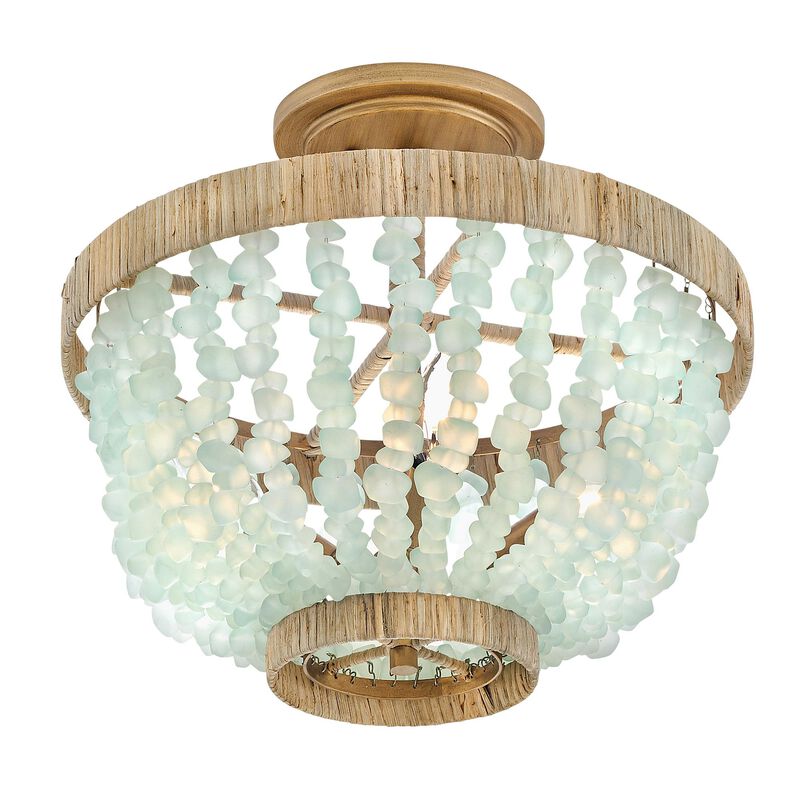 Dune 16 Inch 4 Light LED Semi Flush Mount by Fredrick Ramond