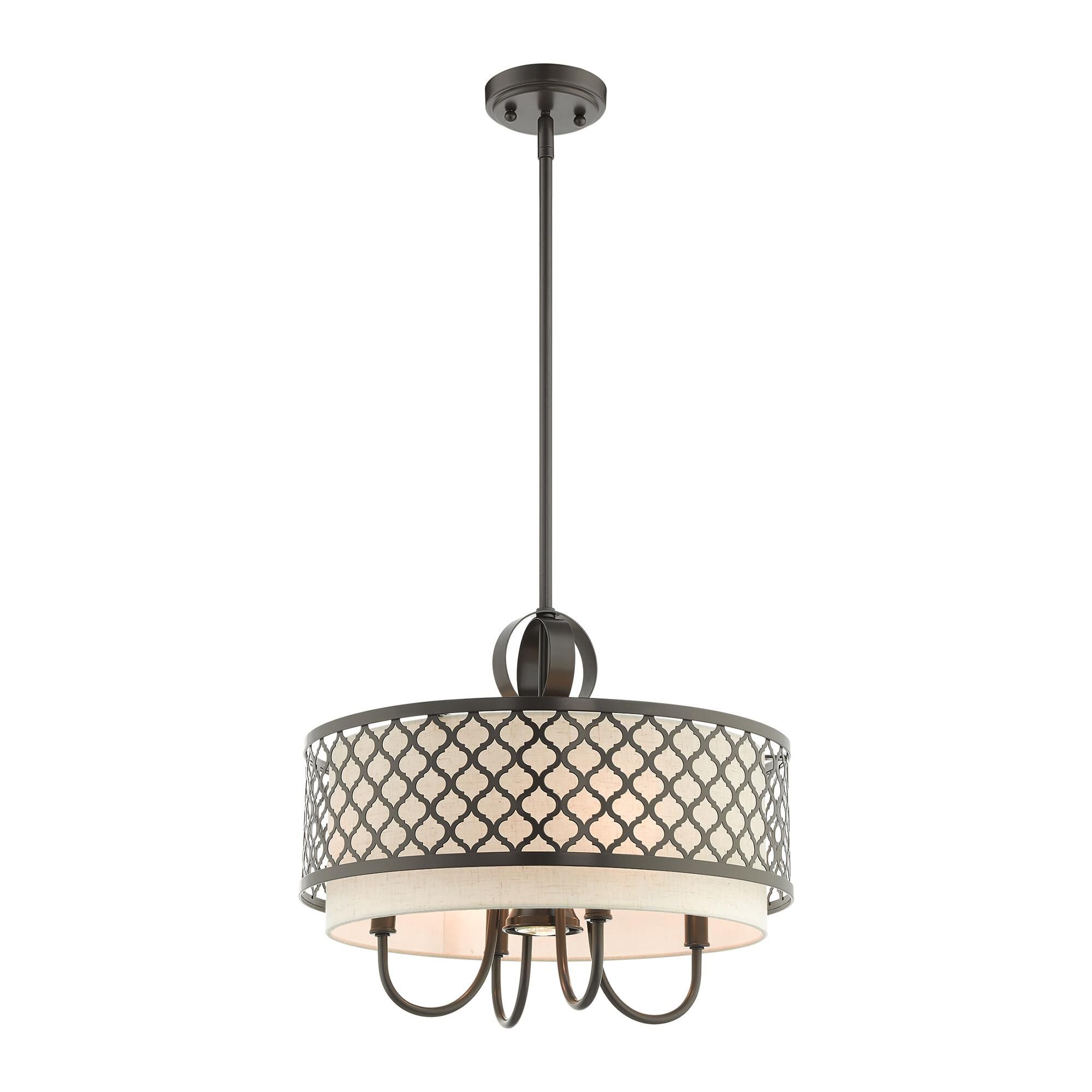 Arabesque 18 Inch Large Pendant by Livex Lighting