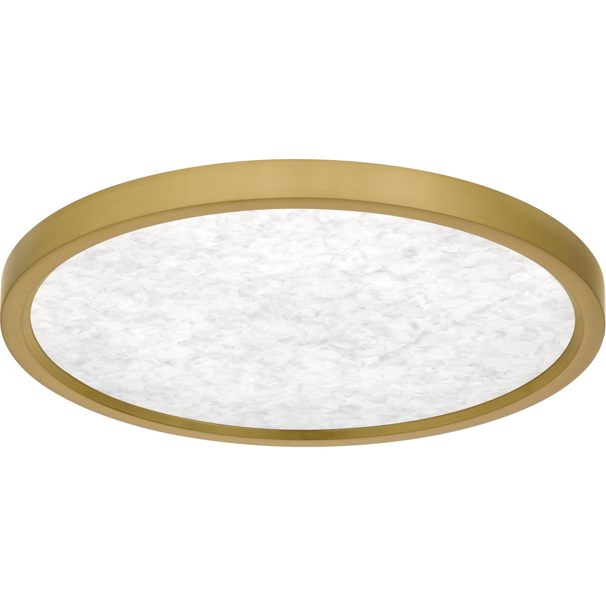 Shown in Brushed Gold finish and Alabaster Acrylic shade