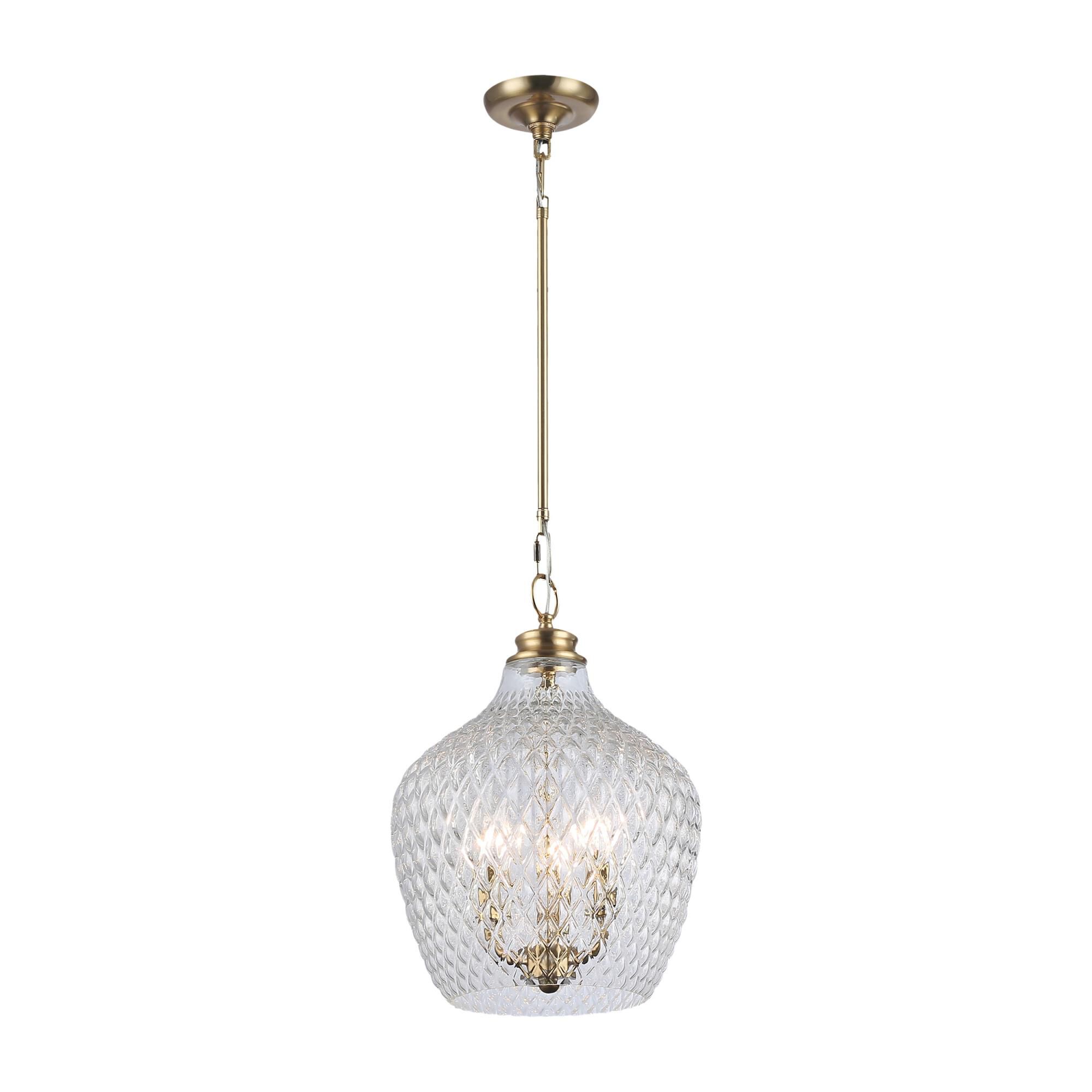 Adeline 11 Inch Mini Pendant by Golden Lighting