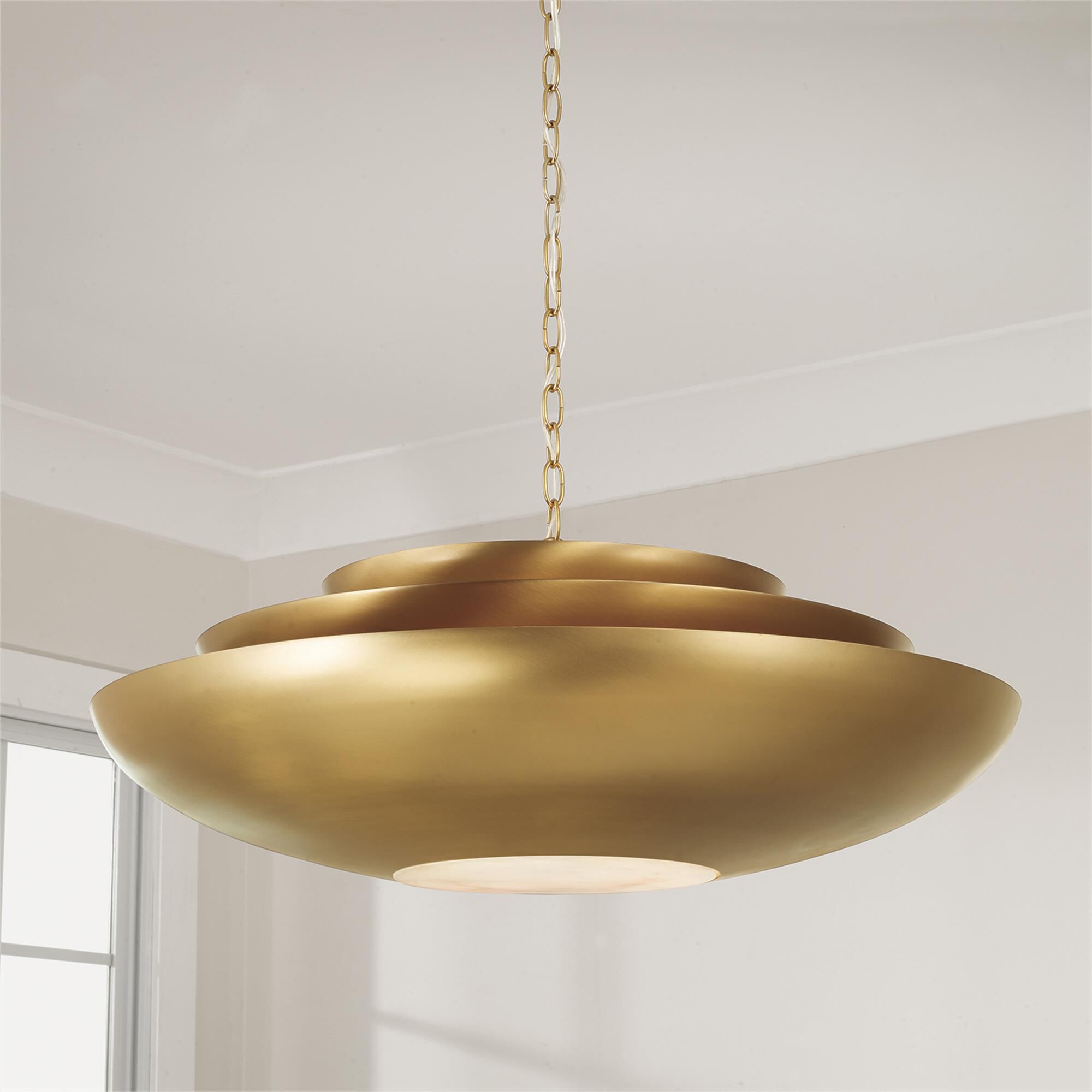 Shown in Aged Brass finish