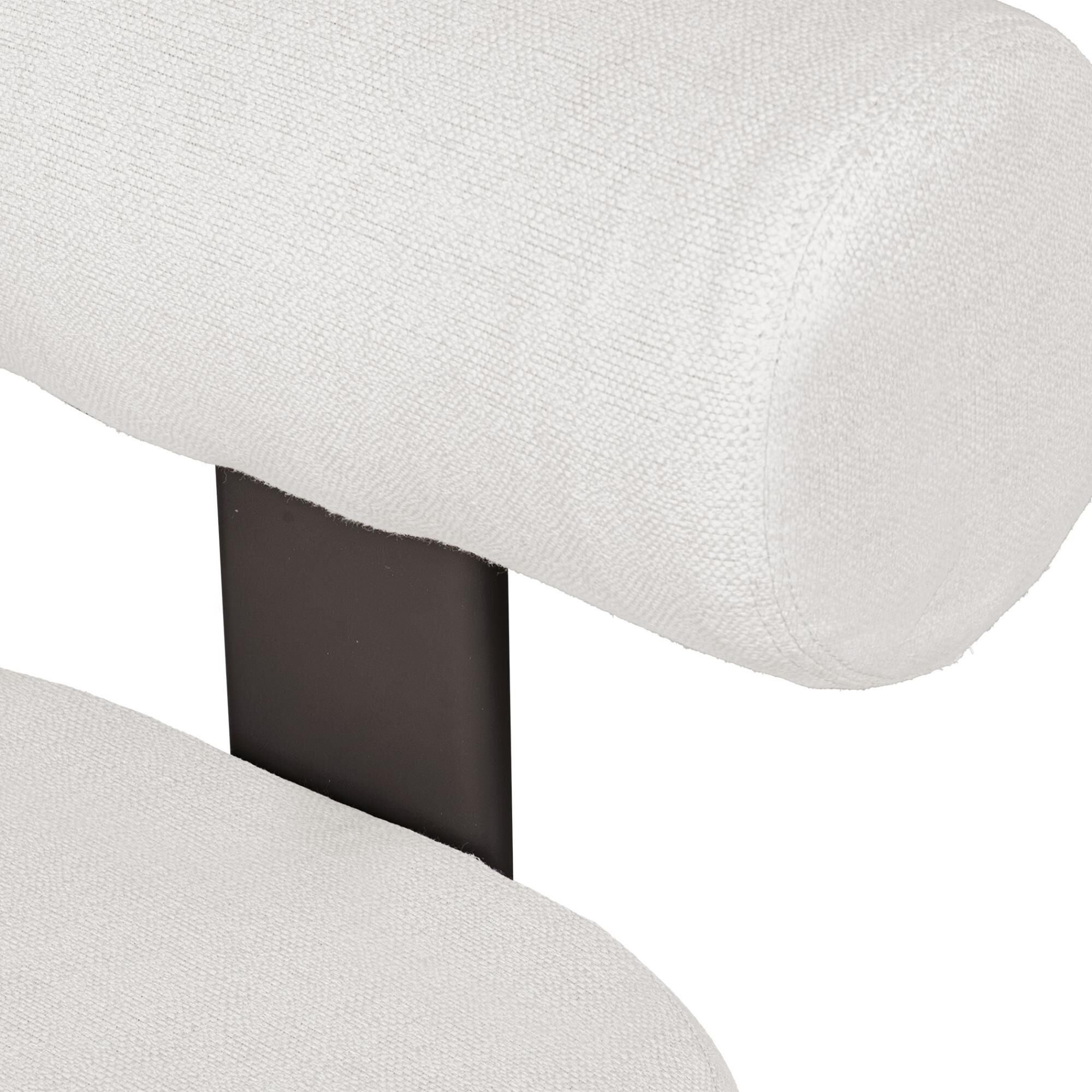 Bolster Back 31 Inch Dining Chair by Uttermost