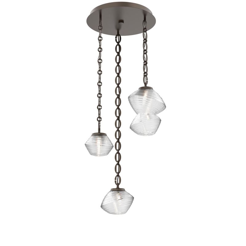 Levi Wilson Mesa 3 Light Multi Light Pendant by Hammerton Studio