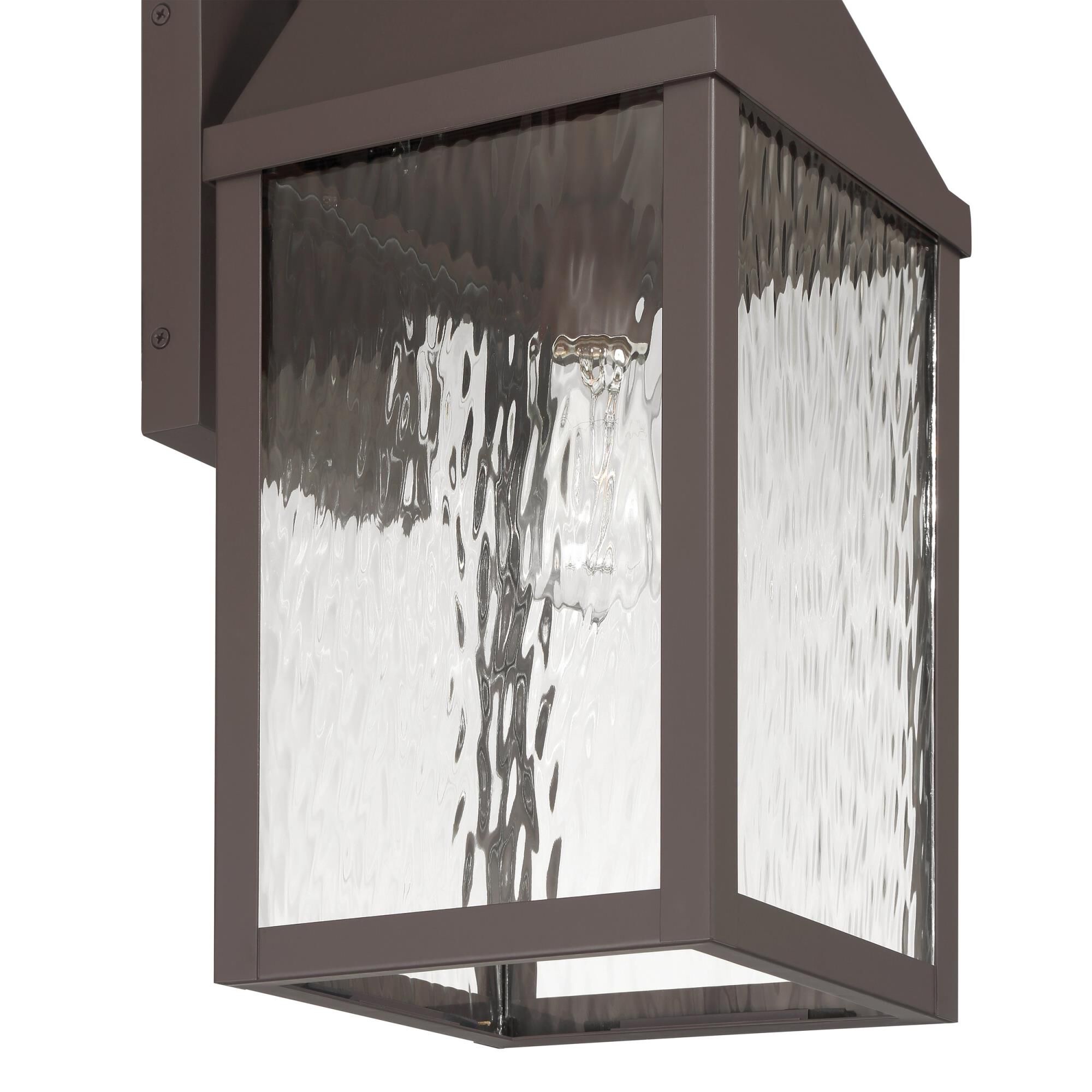 Shown in Dark Bronze finish and Clear Water glass