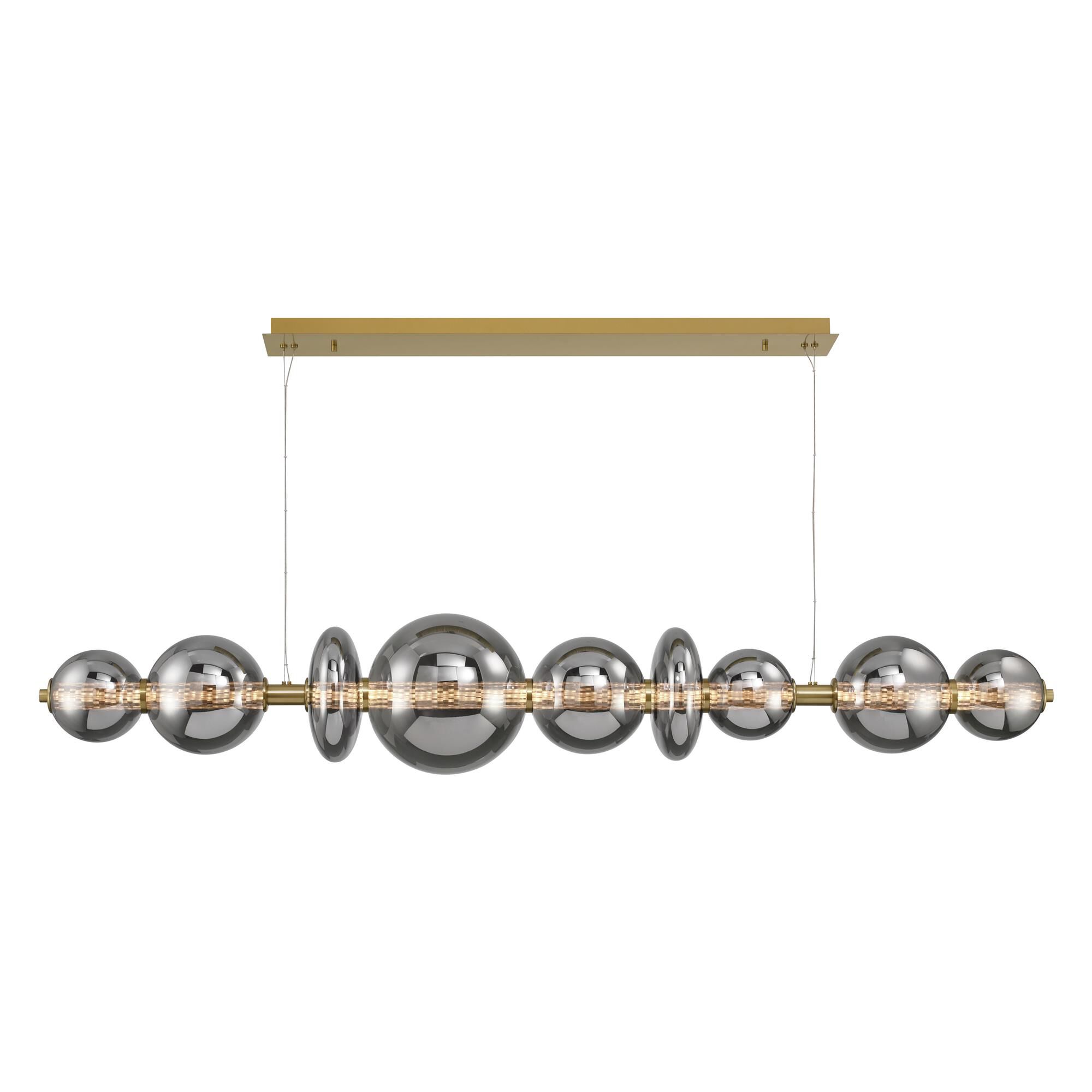 Atomo Large Linear Chandelier,