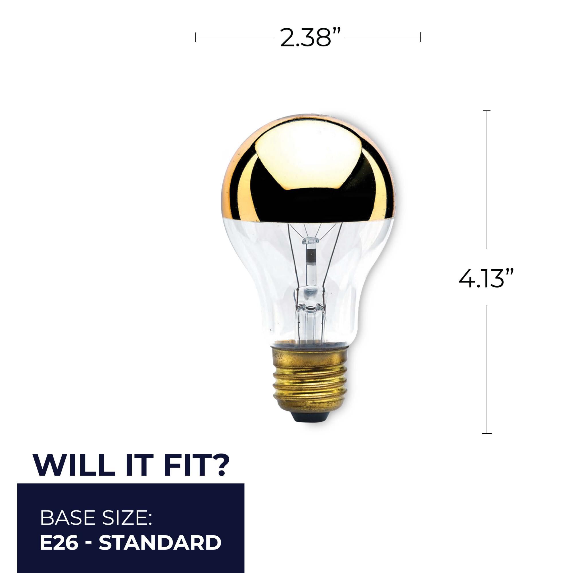 60 Watt 2700K A19 Incandescent Light Bulb by Bulbrite
