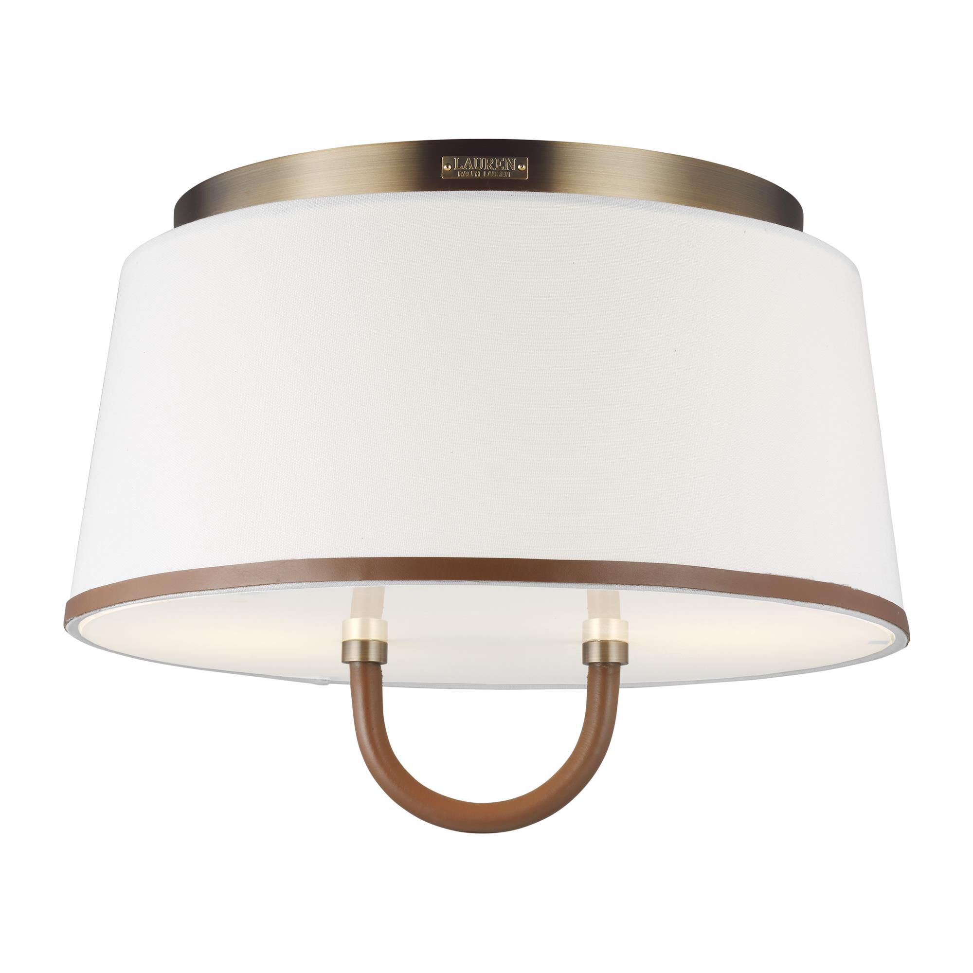 Lauren Ralph Lauren Katie 16 Inch 2 Light Semi Flush Mount,