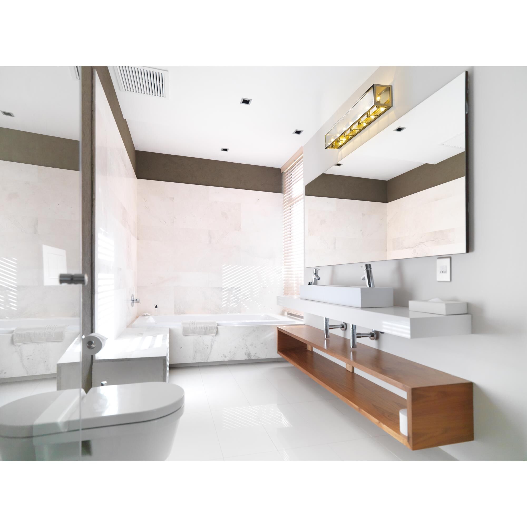 Infinity 44 Inch 7 Light Bath Vanity Light by Z-Lite