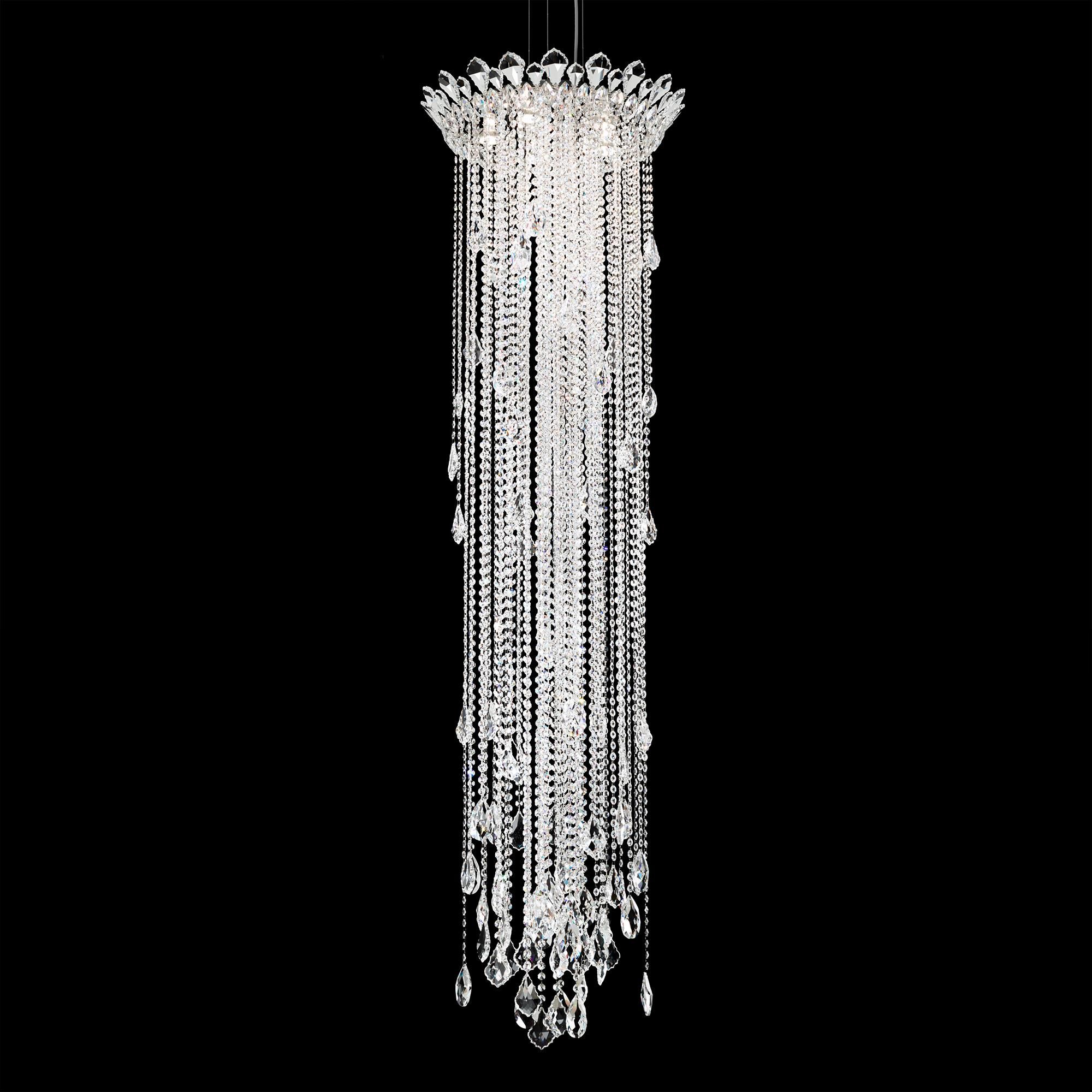 Shown in Polished Stainless Steel finish and Clear Radiance crystal