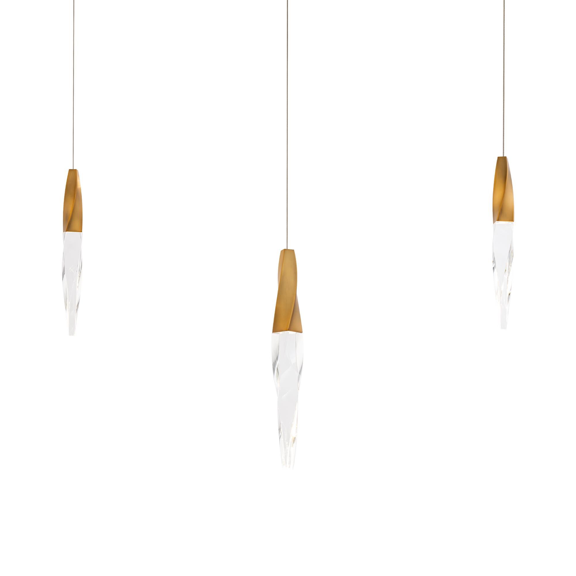 Kindjal Linear Suspension Light by Schonbek Beyond