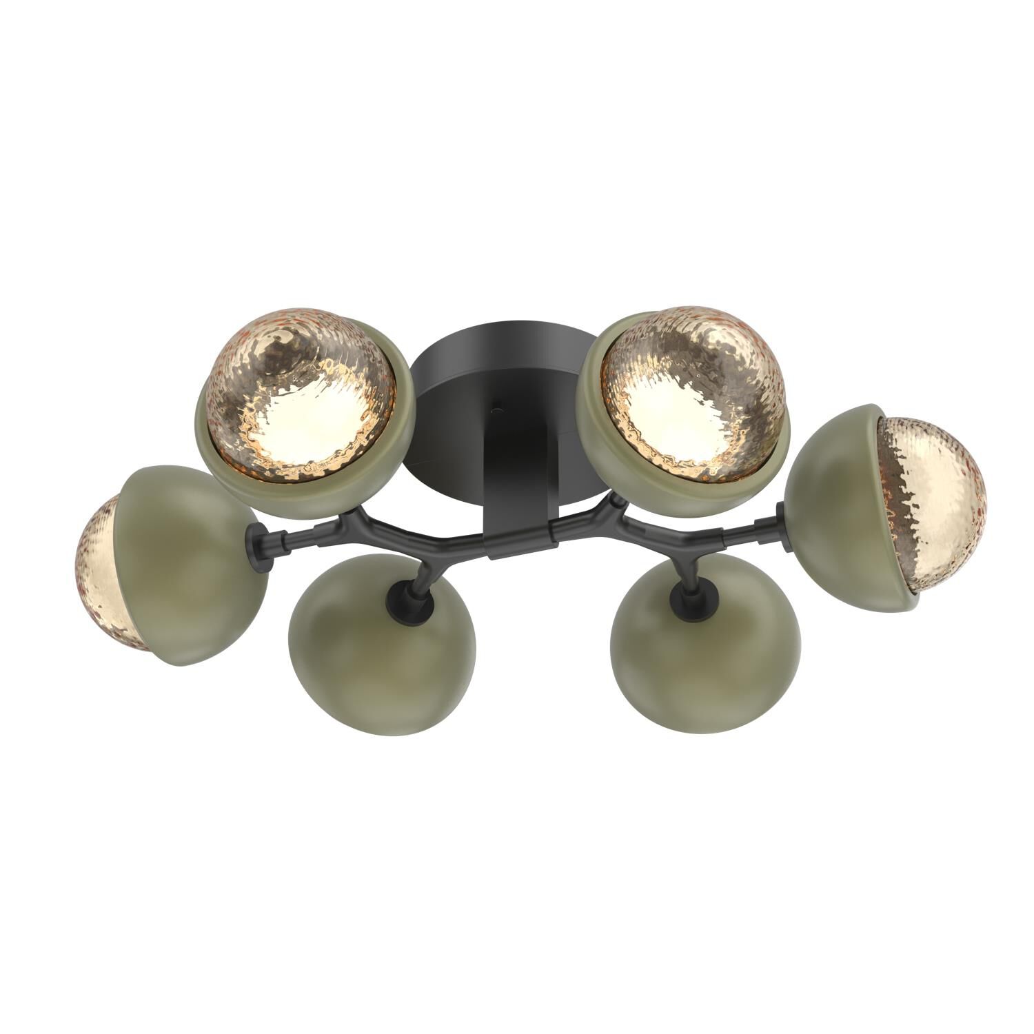 Levi Wilson Cabochon 27 Inch Flush Mount by Hammerton Studio