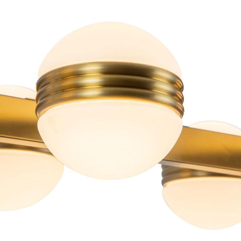 Peyton Fox Selene Medium Linear Chandelier by Kuzco