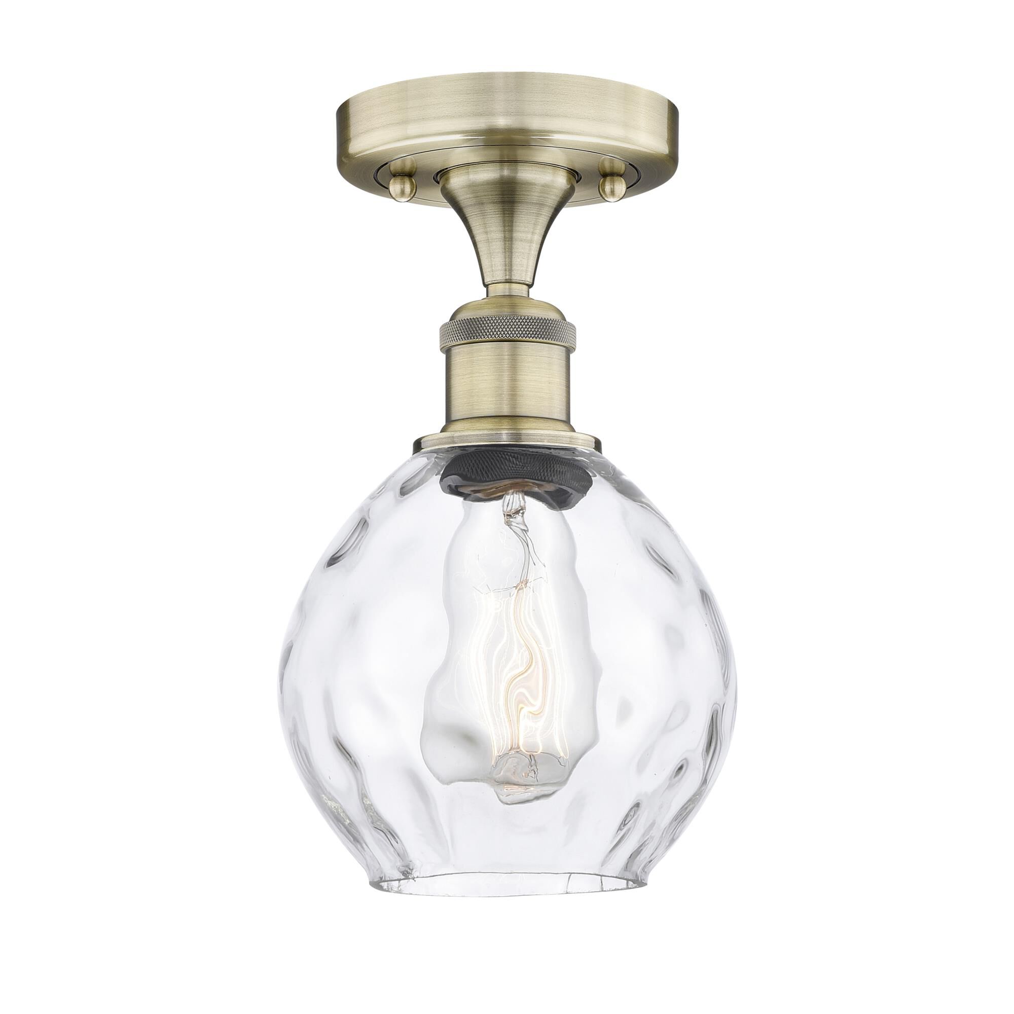 Bruno Marashlian Waverly 6 Inch 1 Light Semi Flush Mount by Innovations Lighting