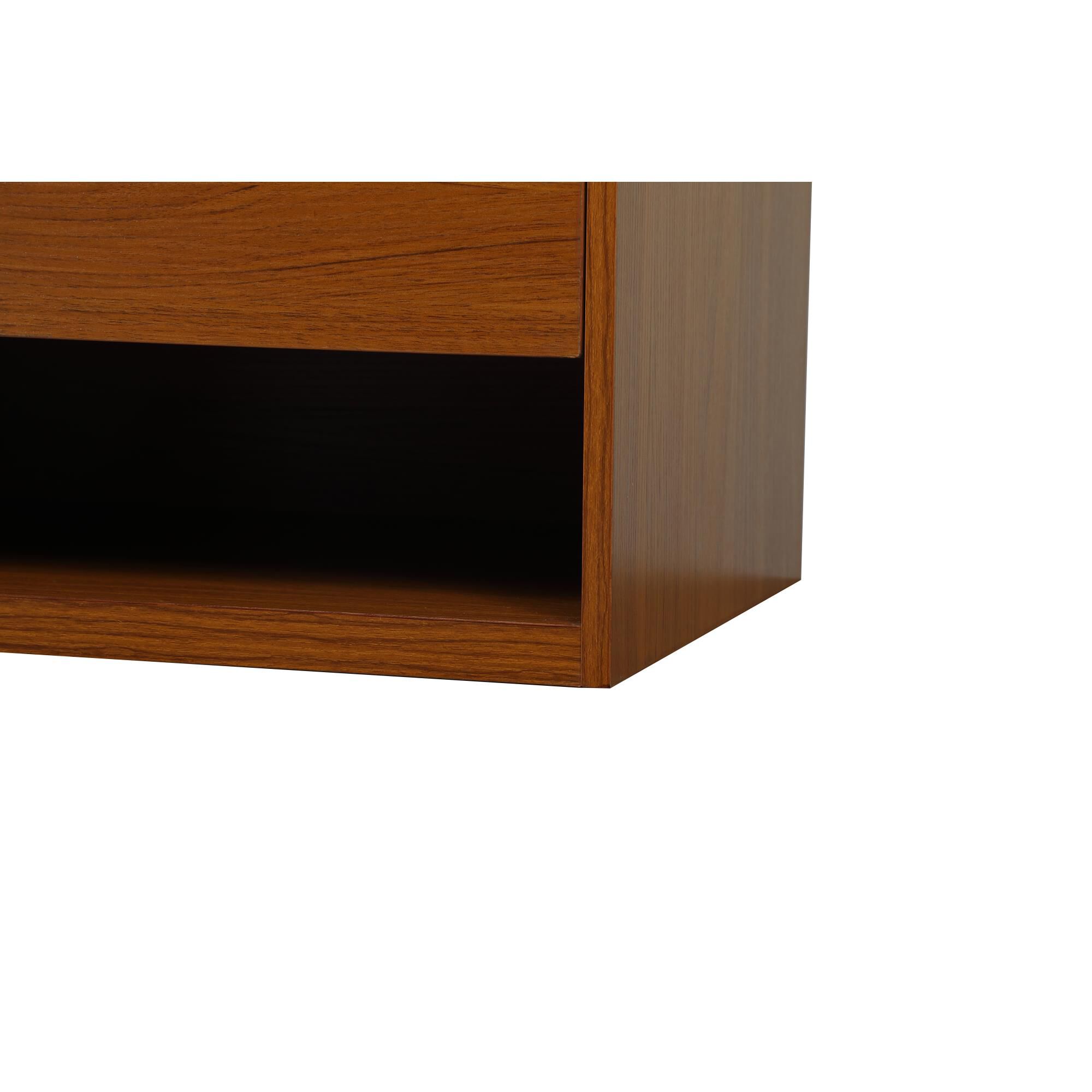 Shown in Teak finish