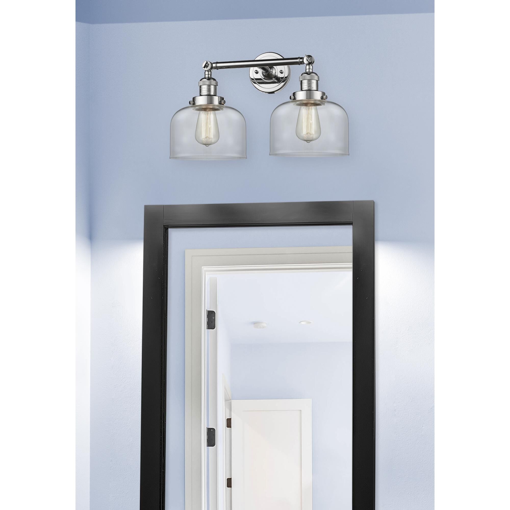Bruno Marashlian Large Bell 19 Inch 2 Light Bath Vanity Light by Innovations Lighting