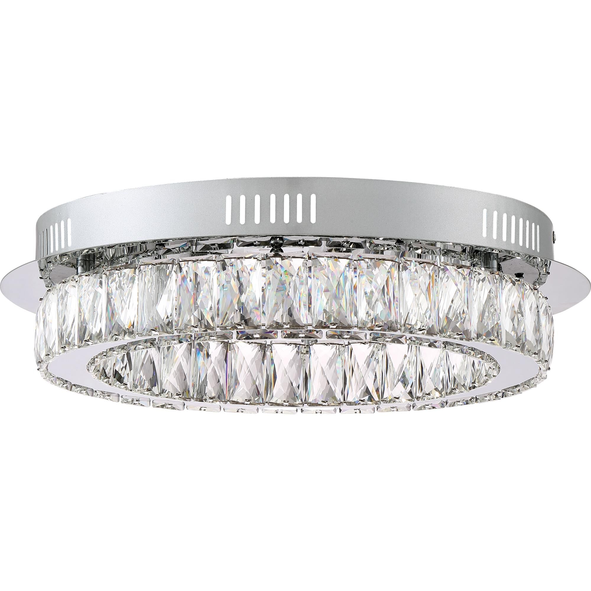 Platinum Collection Embrace 17 Inch 1 Light LED Flush Mount by Quoizel