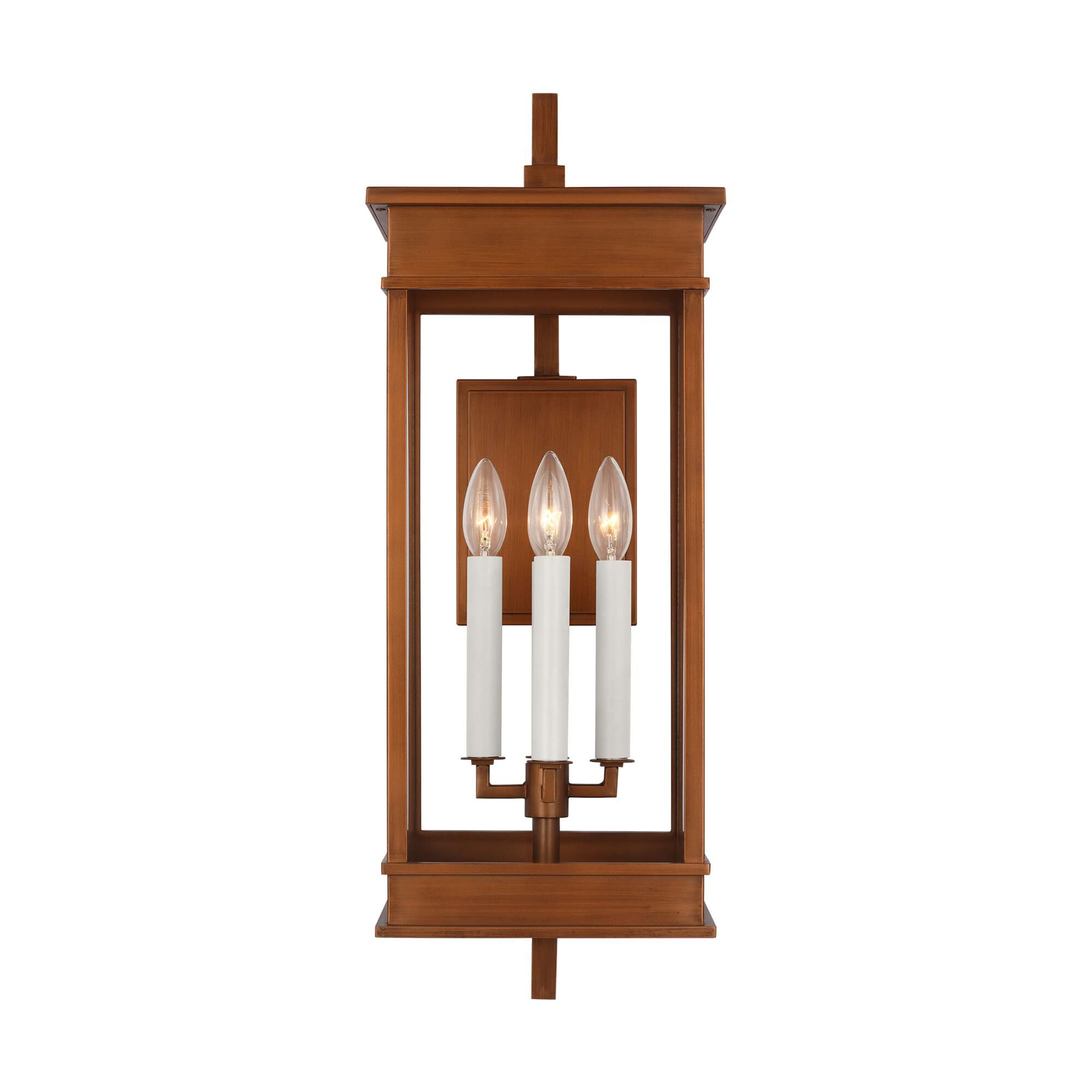 Shown in Natural Copper finish and Clear glass